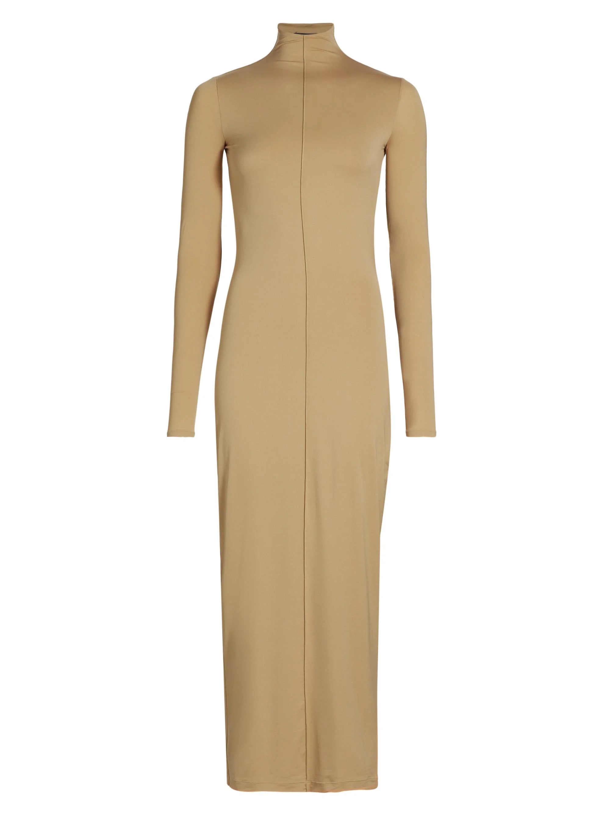 WARDROBE. NYC Women's RHW Mock-Turtleneck Maxi Dress - Sahara - 1