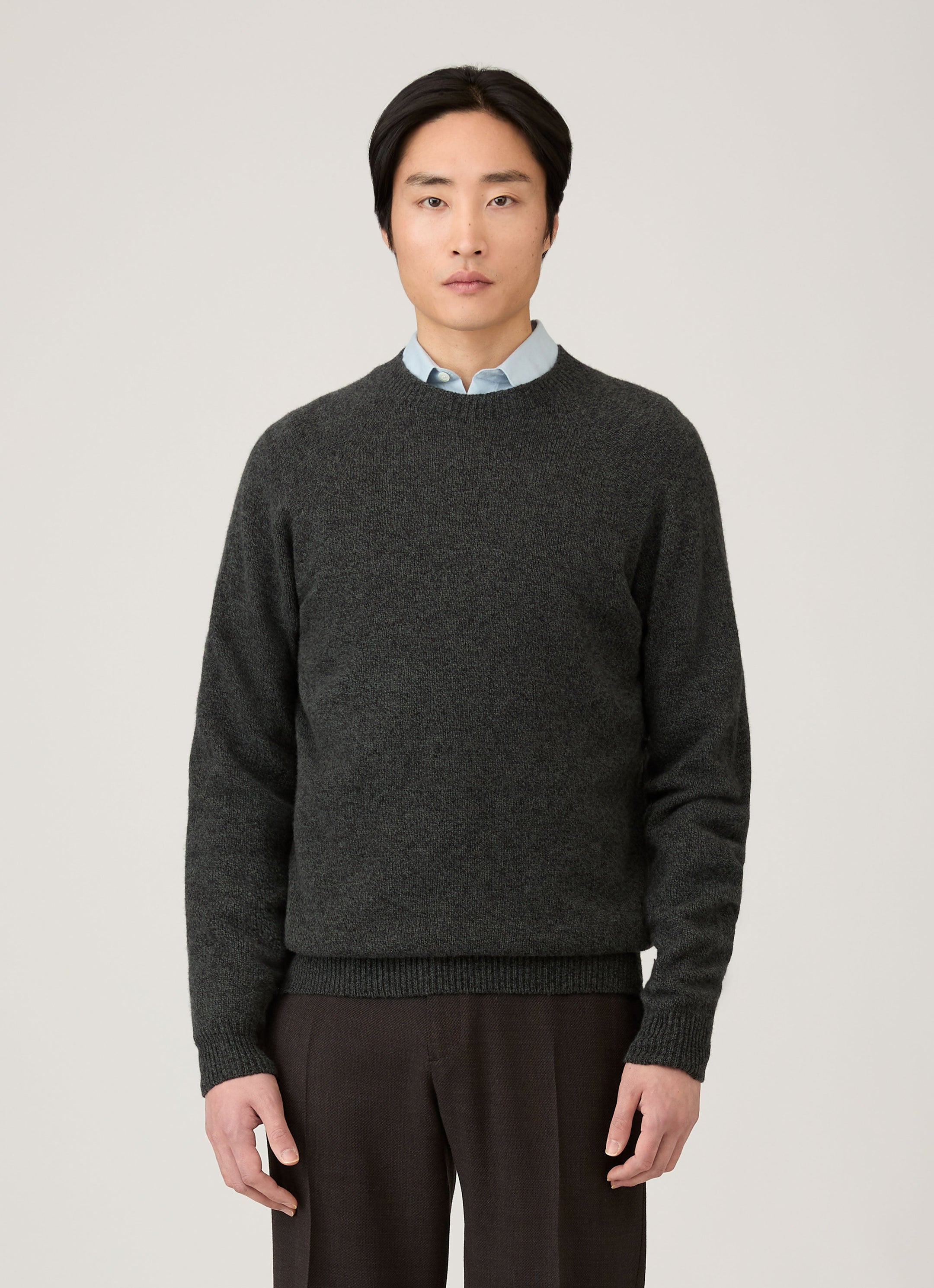 Lambswool Crew Neck Jumper - 2