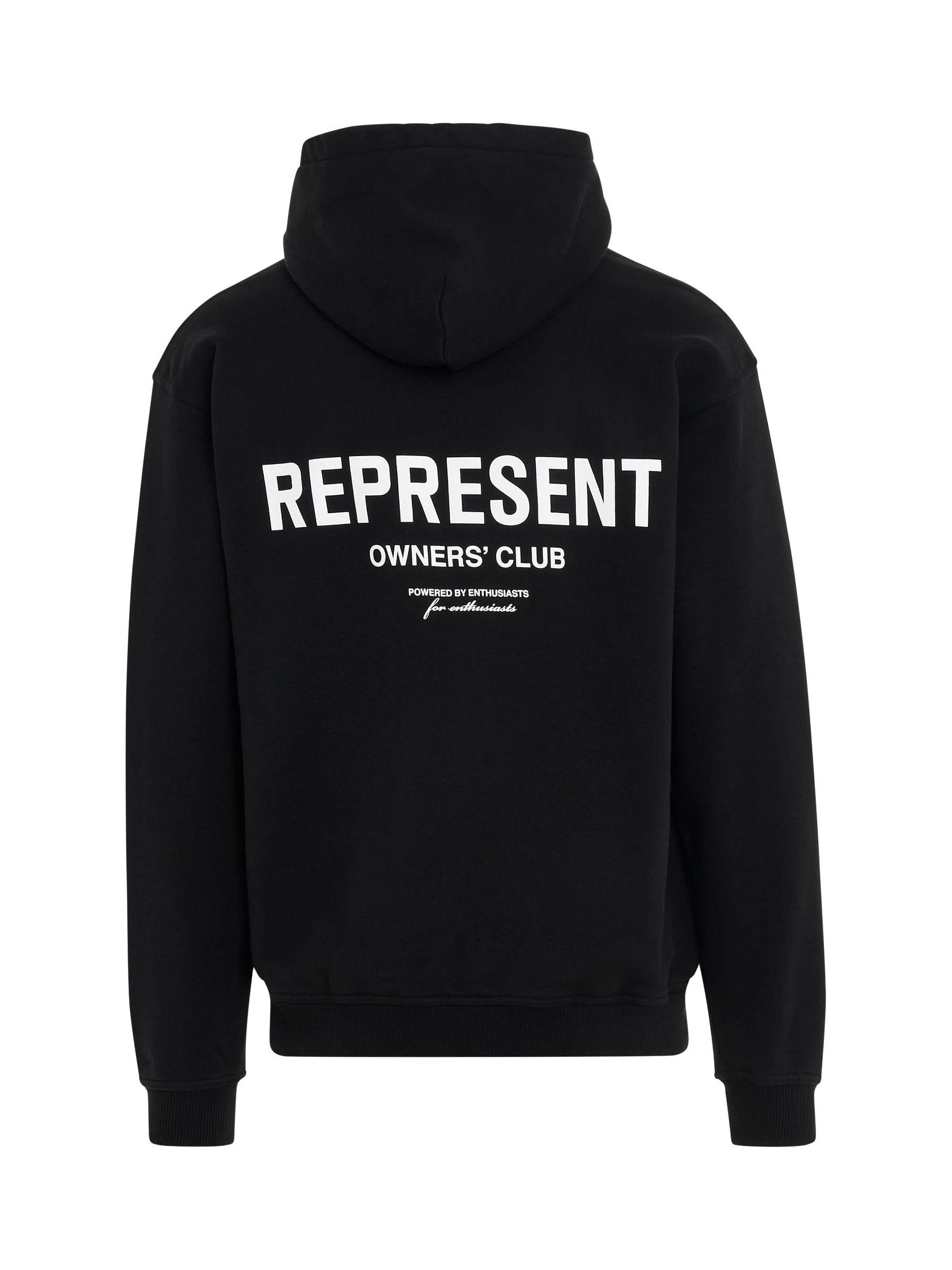 New Represent Owners Club Hoodie in Black - 4