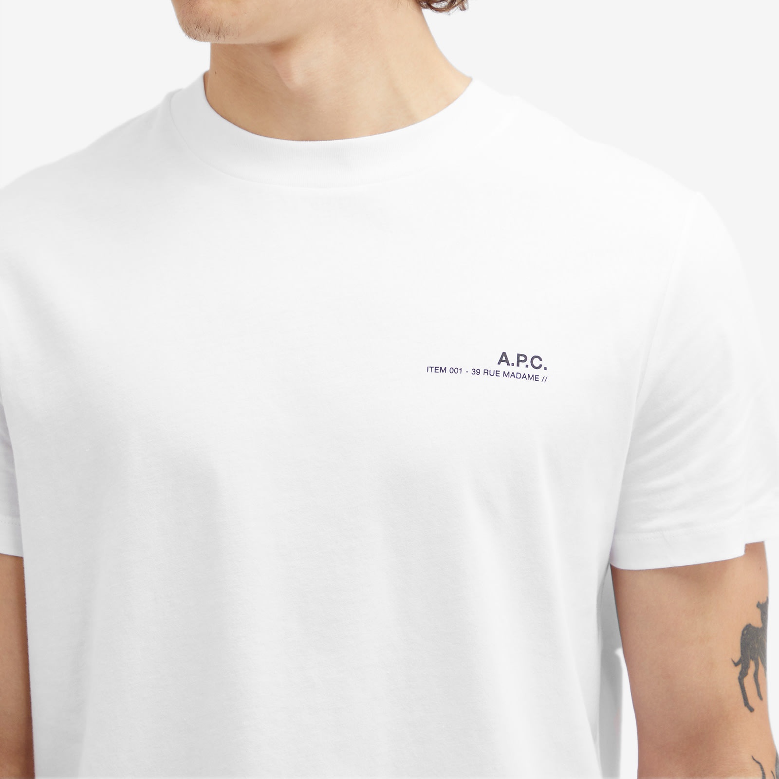 A.P.C. Item Logo T-Shirt - 5