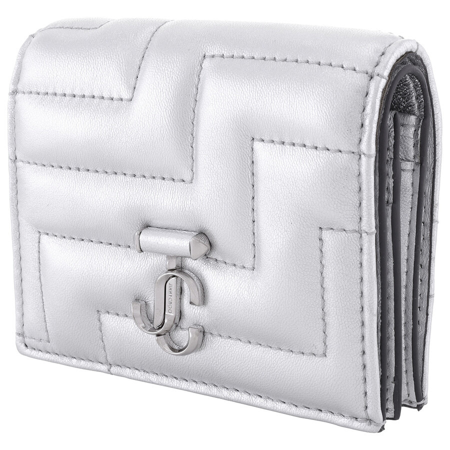 Jimmy Choo Hanne JC Emblem Leather Wallet - 3