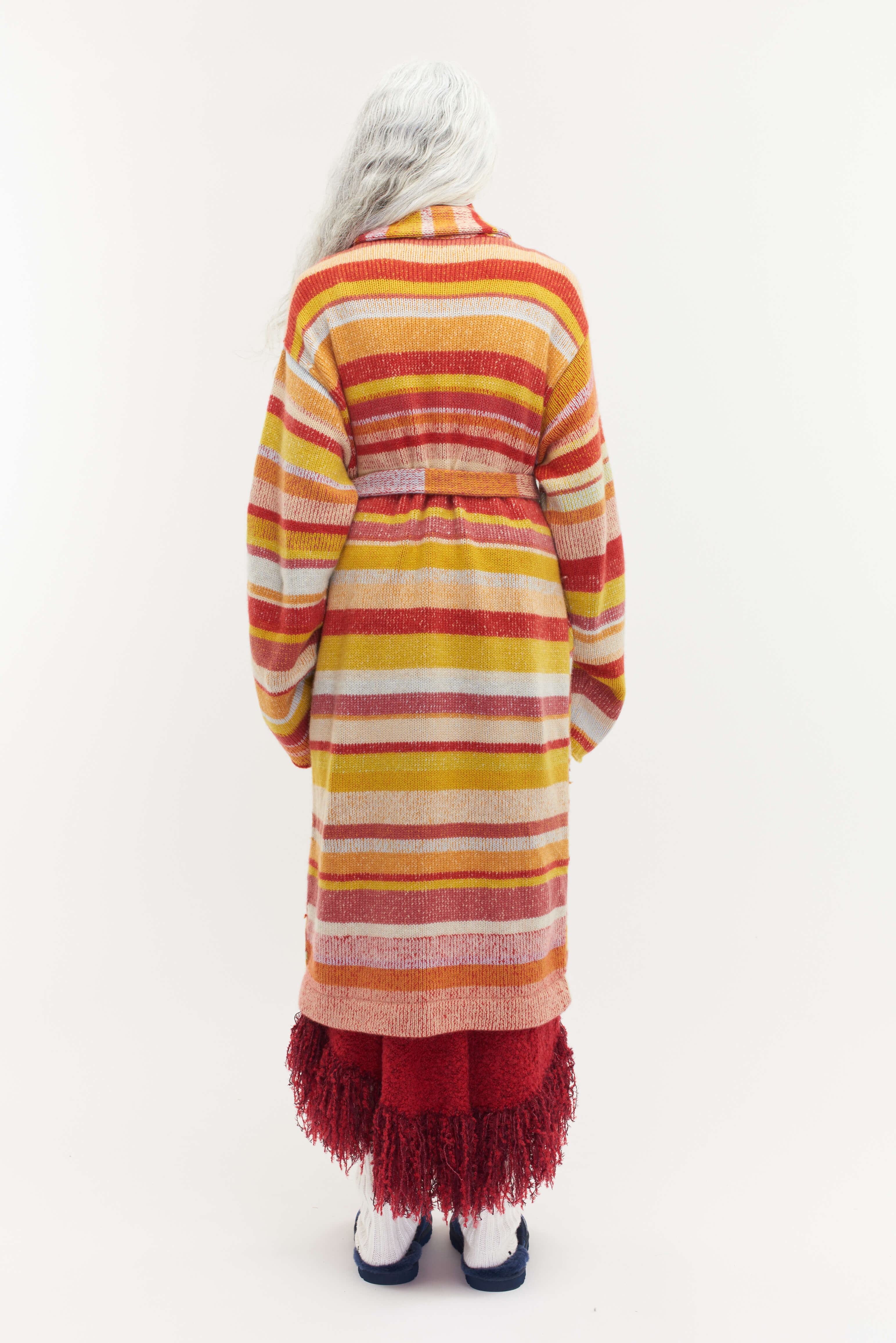 STRIPE SUPER SOFT ROBE - 5