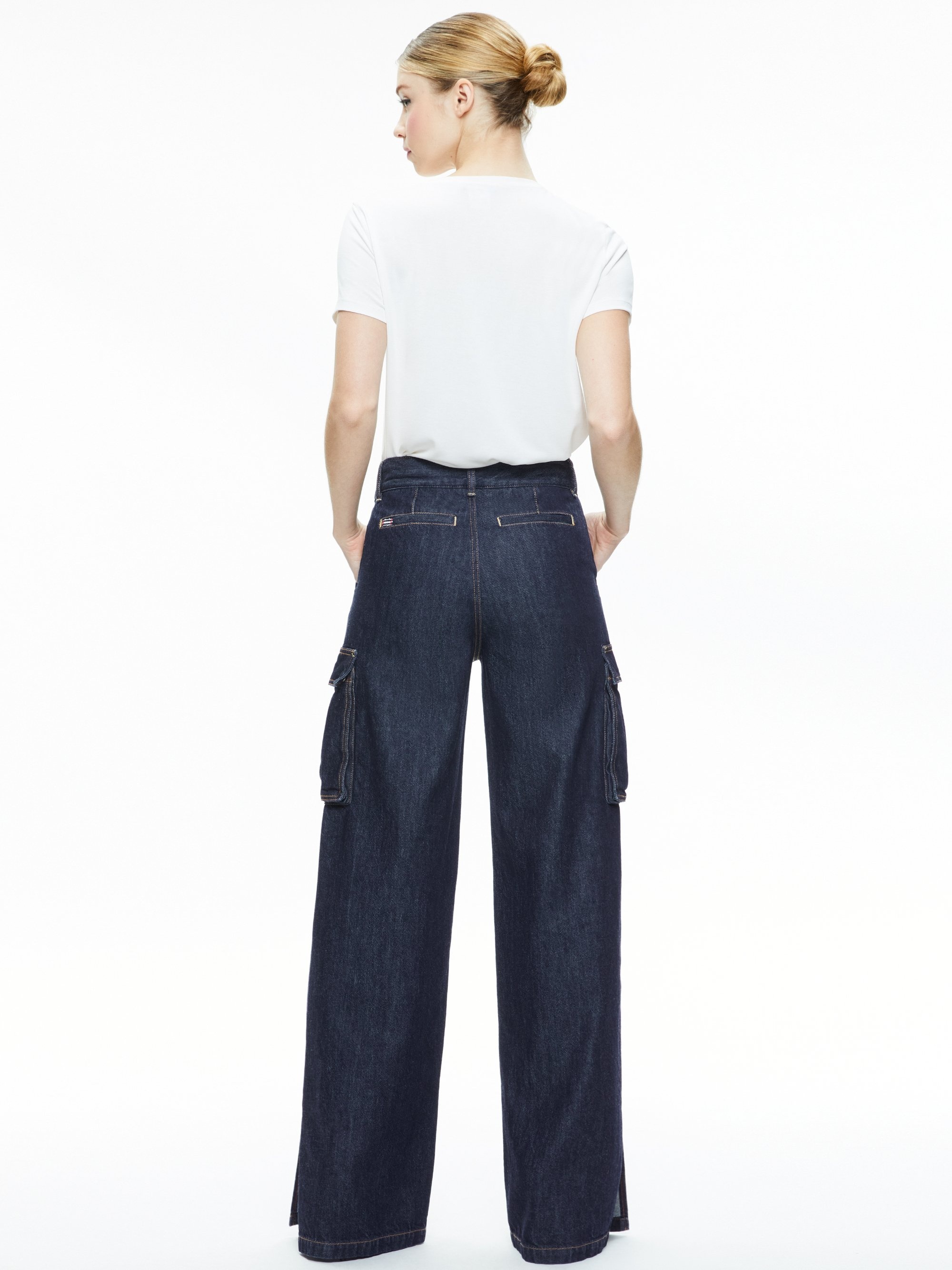 KAL BAGGY CARGO SIDE SLIT JEAN - 2