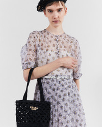 【プラダ・PRADA】Printed nylonette dress Prada Printed Nylonette Dress | Saks Fifth Avenue