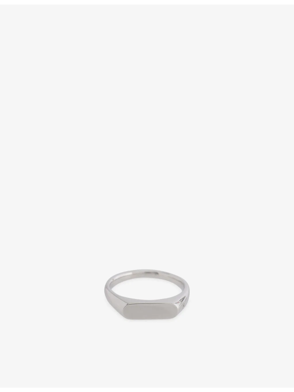 Umi Band White Rhodium-Plated Sterling Silver Ring - 1