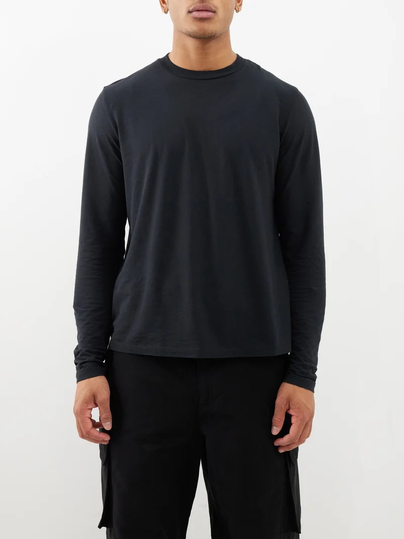 Our Legacy Hover cotton-jersey long-sleeve T-shirt 