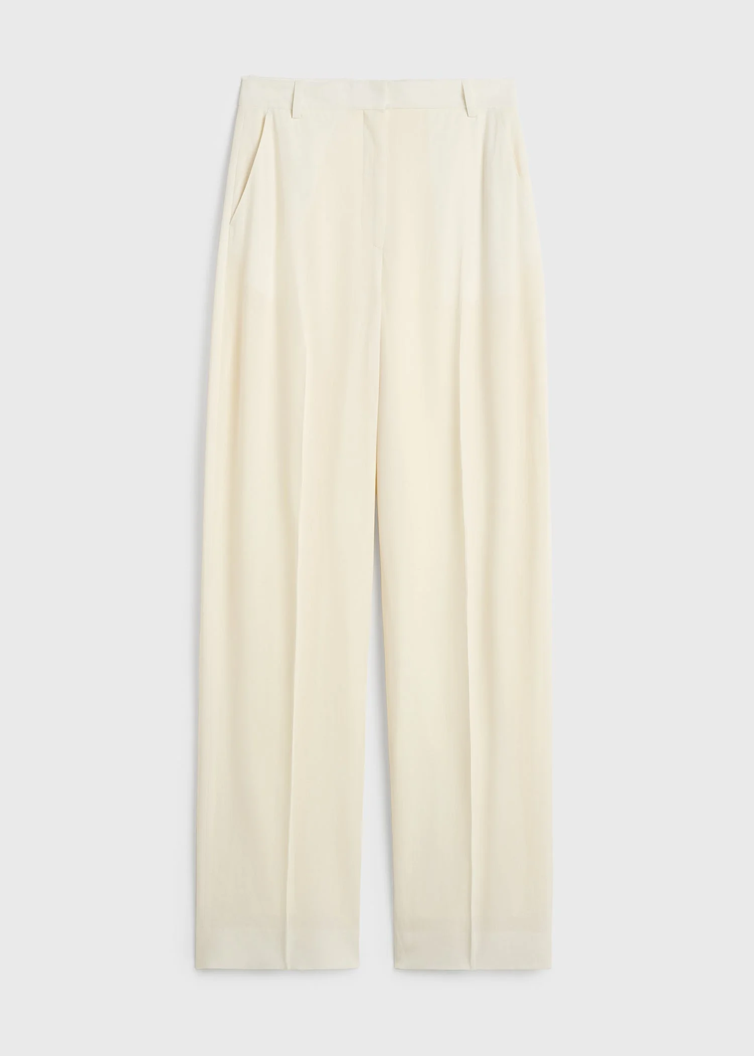 High-waist trousers ecru - 1