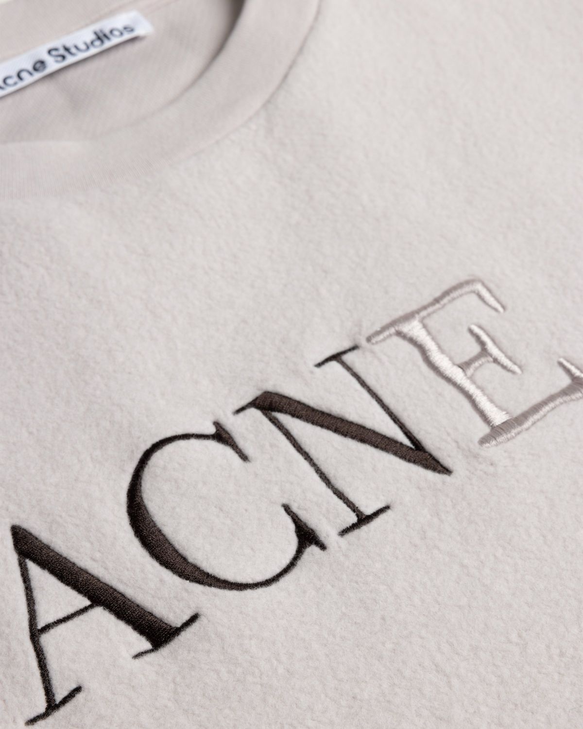Acne Studios – Logo T-Shirt Beige - 5