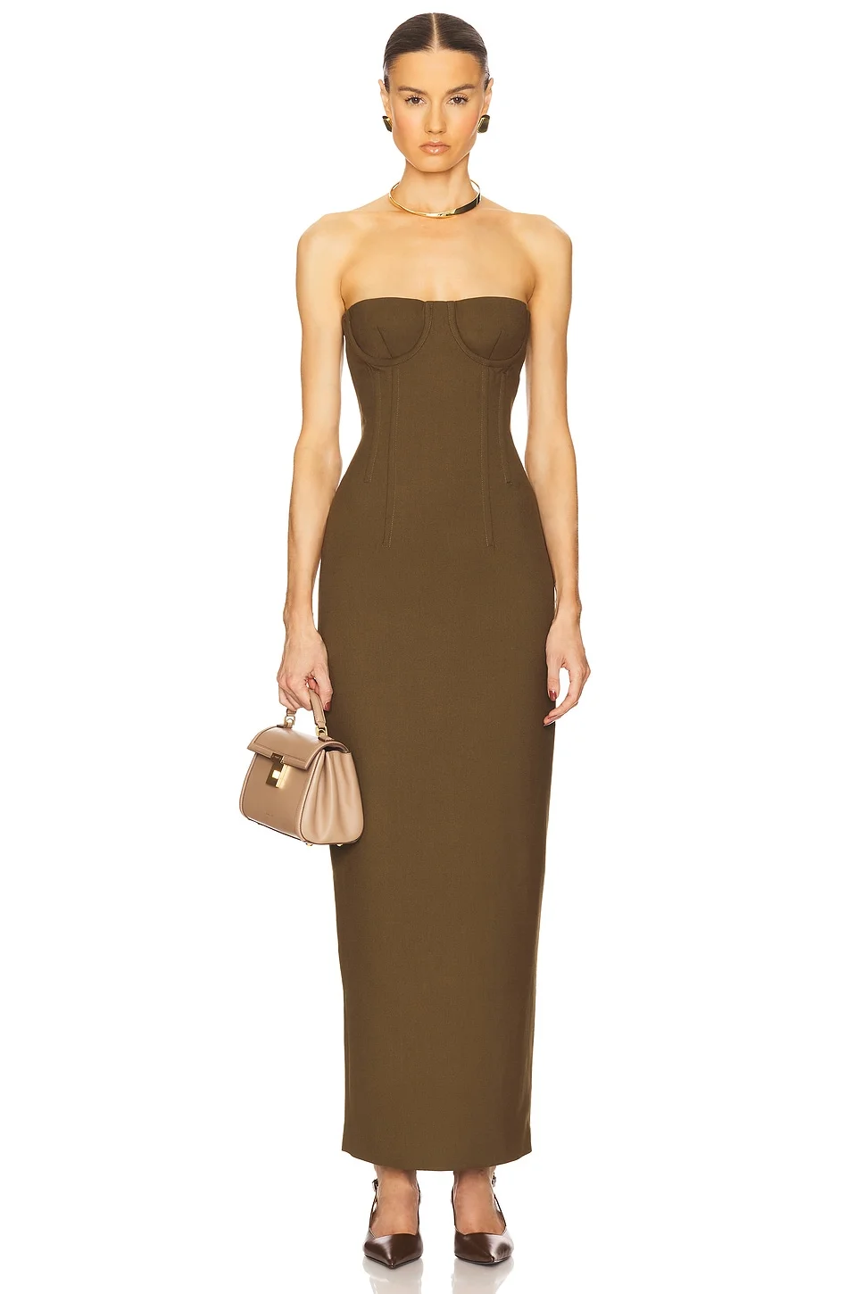 The Linear Suiting Dress - 1