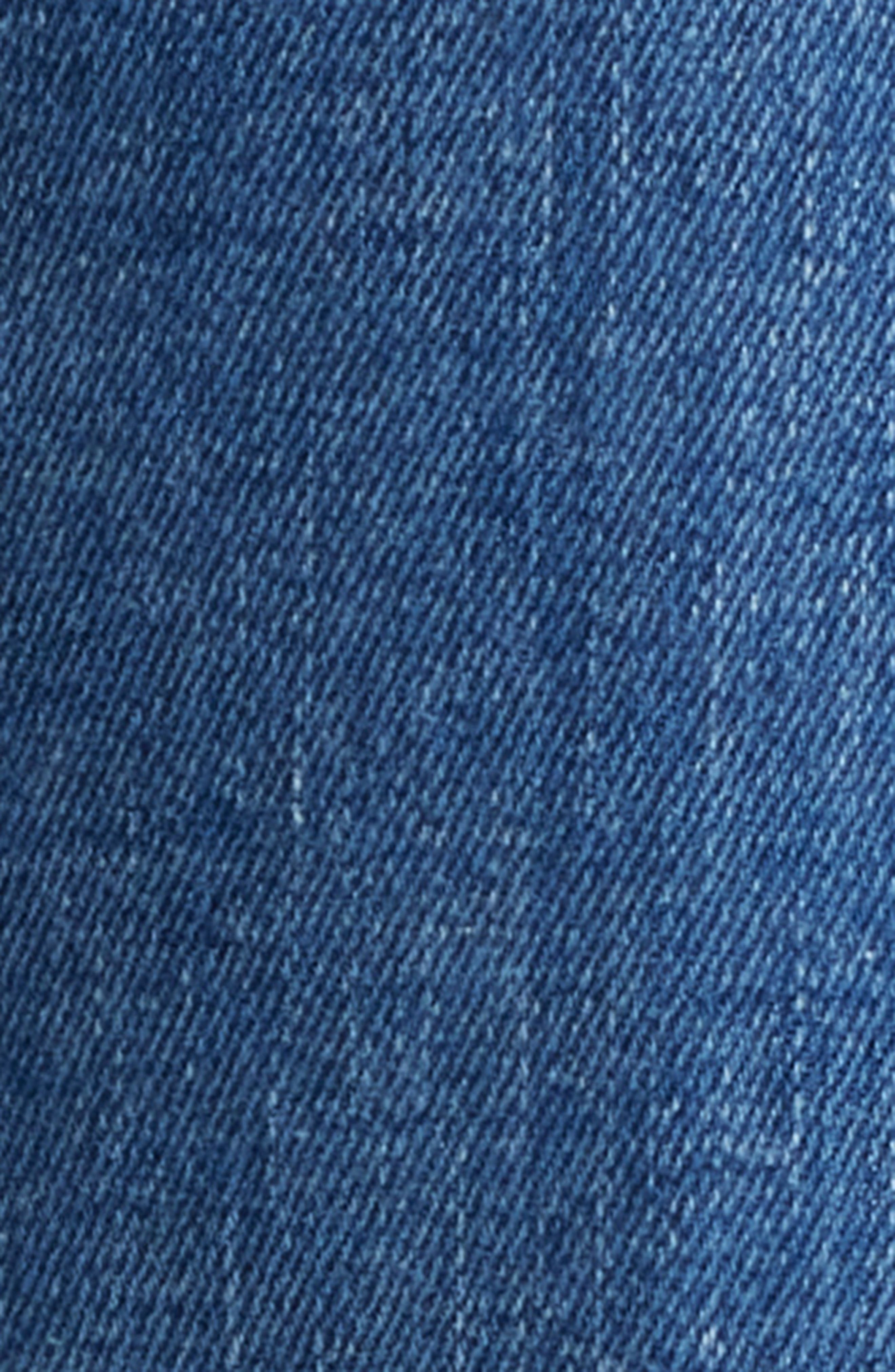 Re/Done '70s Twisted Seam High Waist Wide Leg Jeans in Monterey Fade at Nordstrom - 5