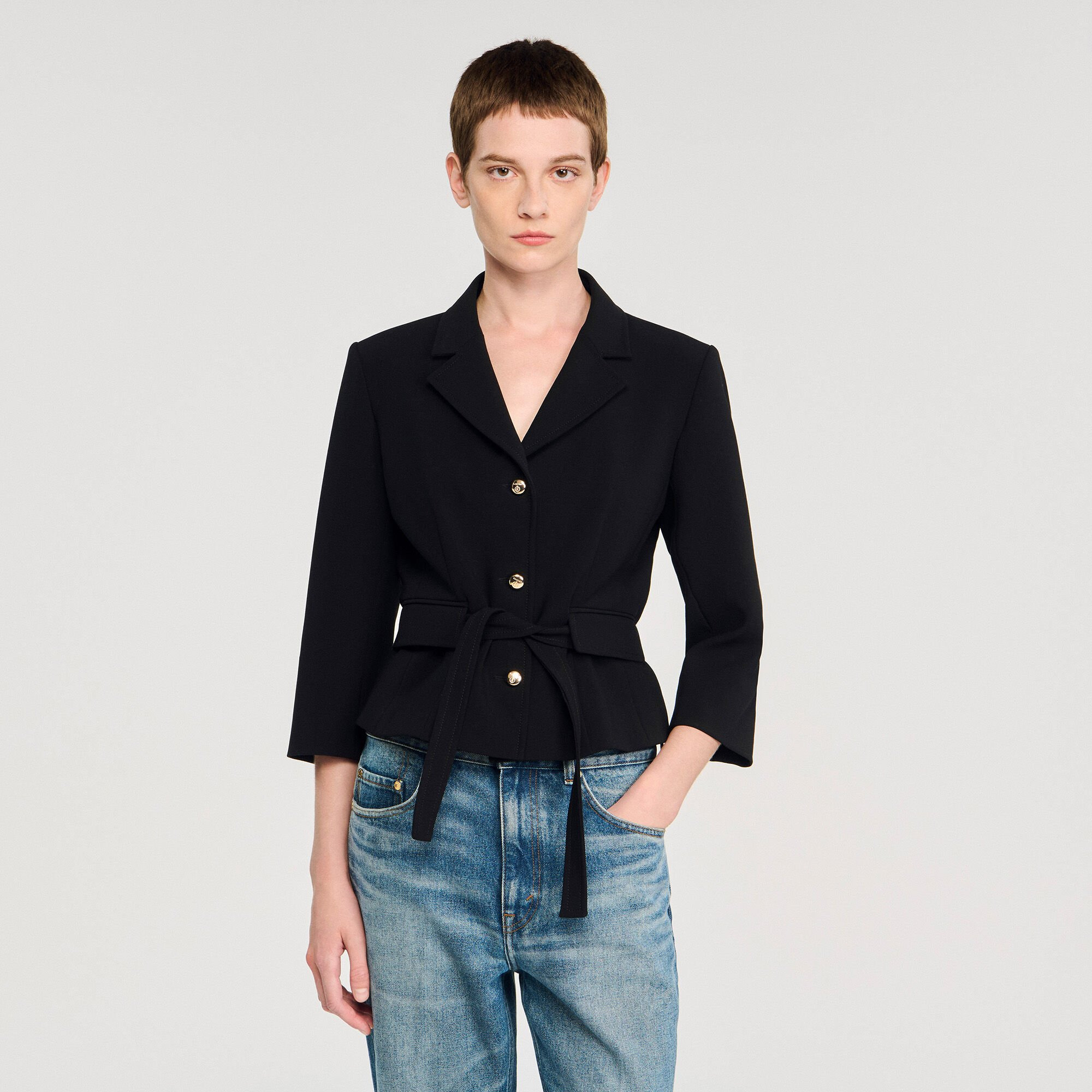 SHORT TAILORED JACKET - 4