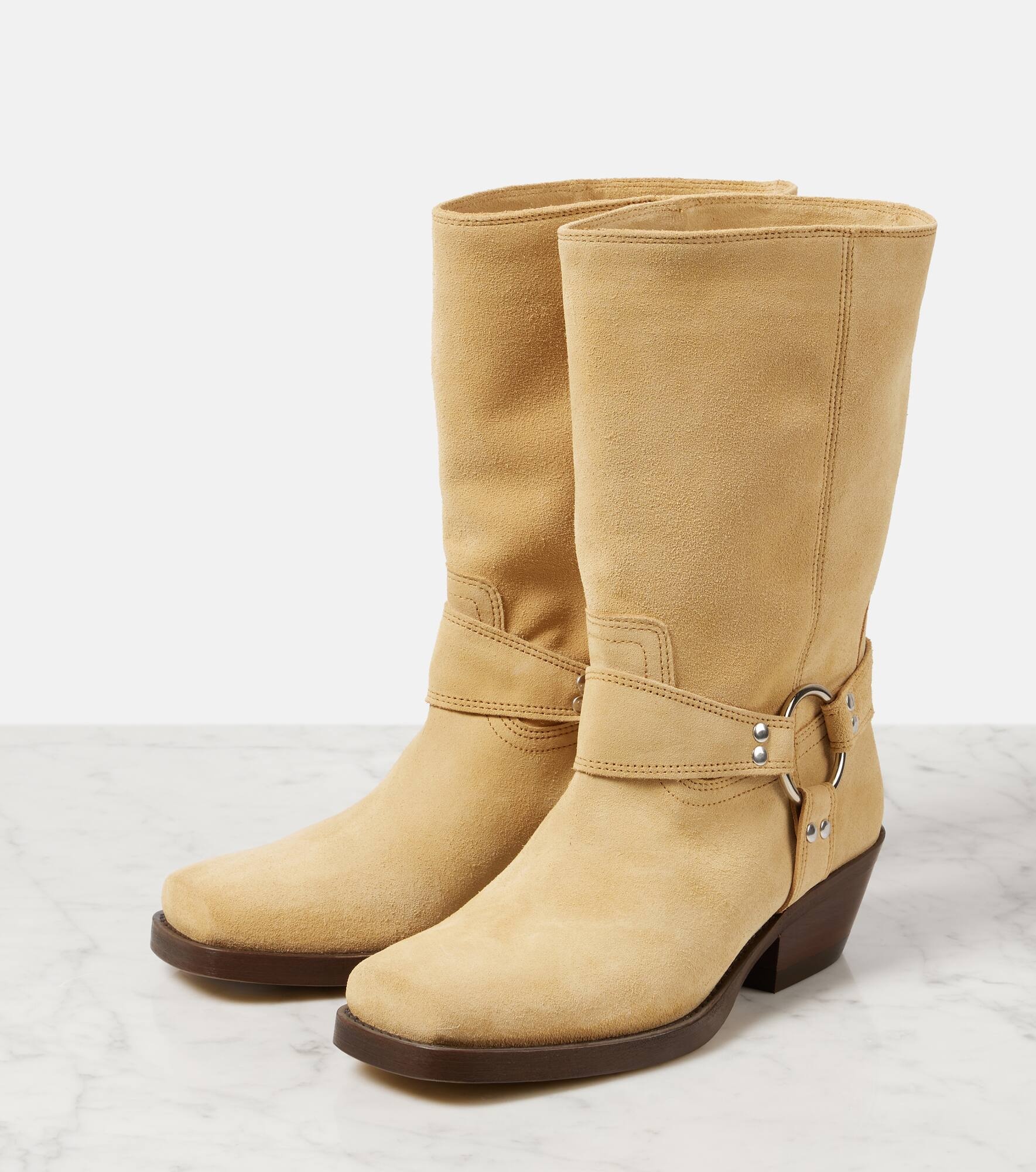 Antya suede cowboy boots - 3