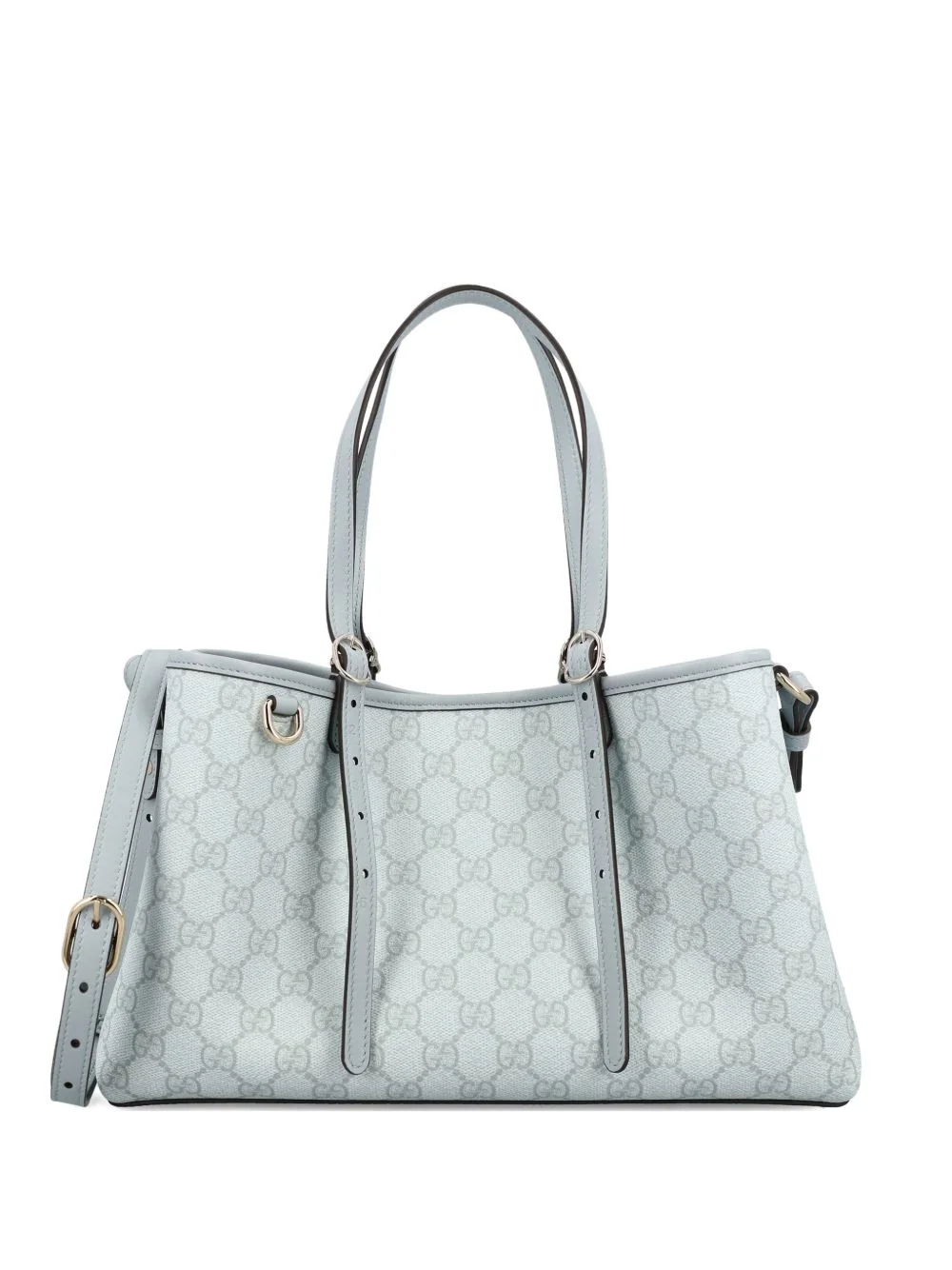 monogram-print shoulder bag - 1