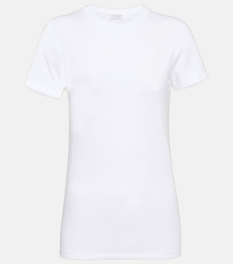 Cotton-blend T-shirt - 1