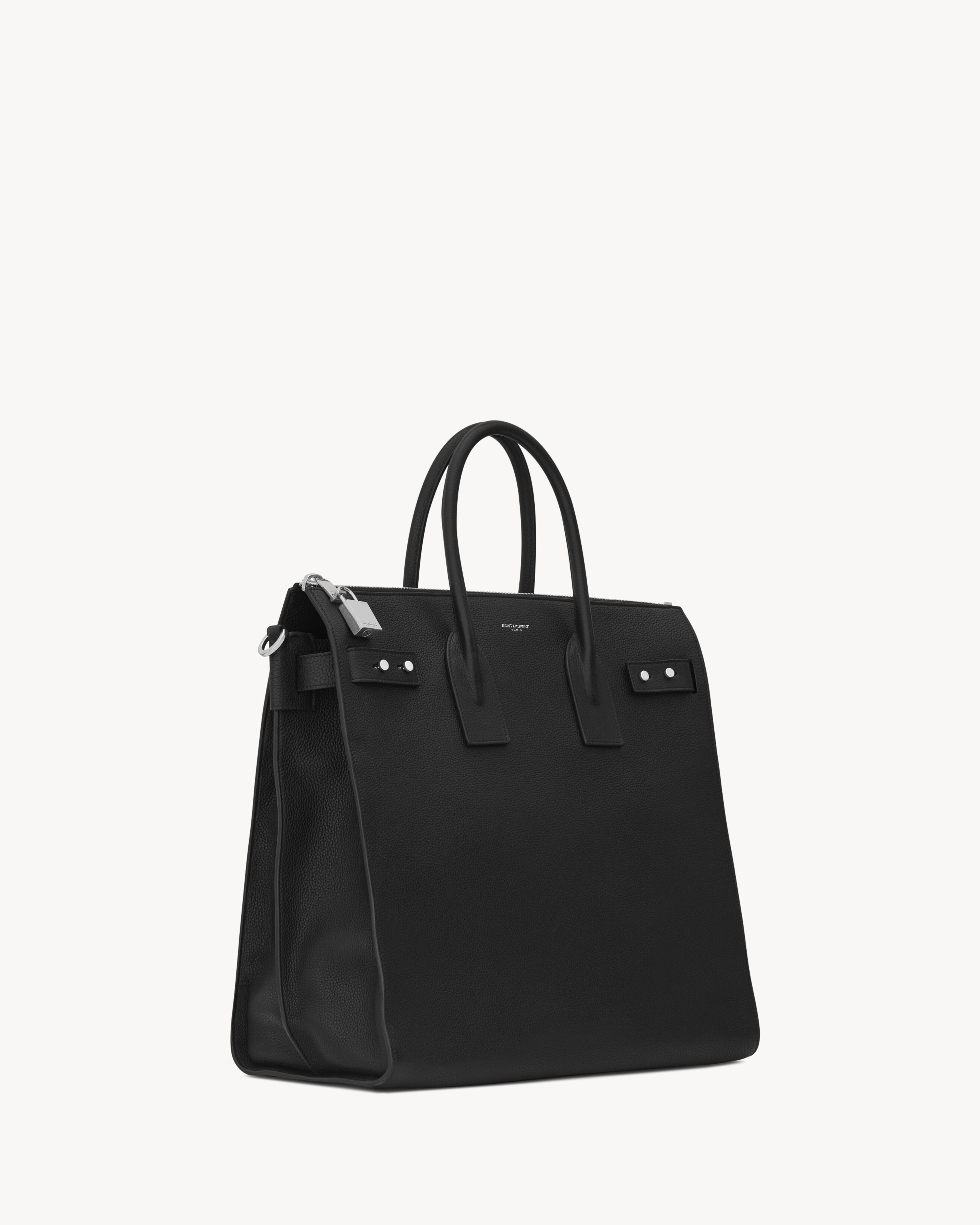 SAC DE JOUR NORTH/SOUTH IN GRAINED LEATHER - 5