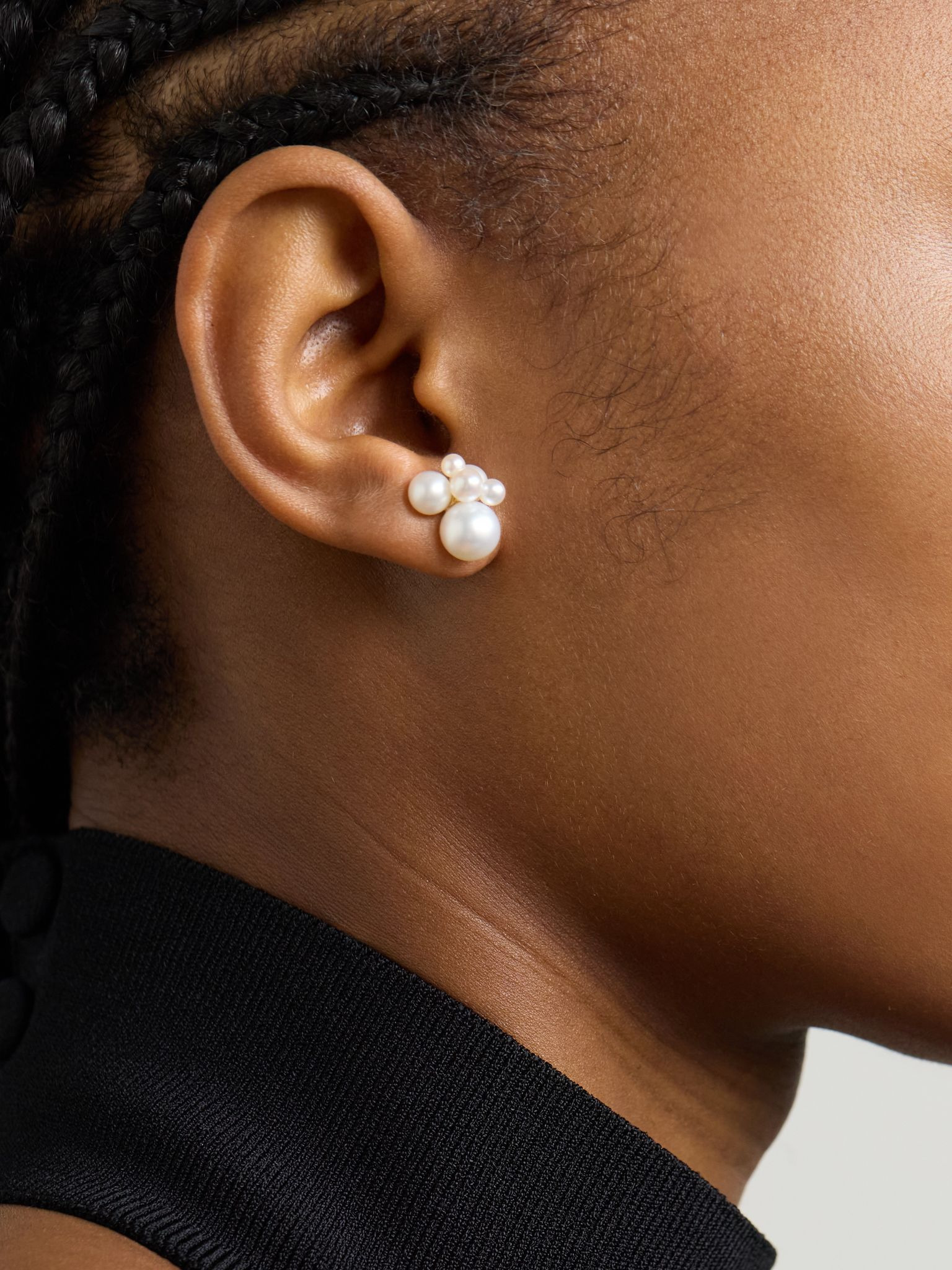 Bisou Perle 14-karat gold pearl single earring Gold - 2
