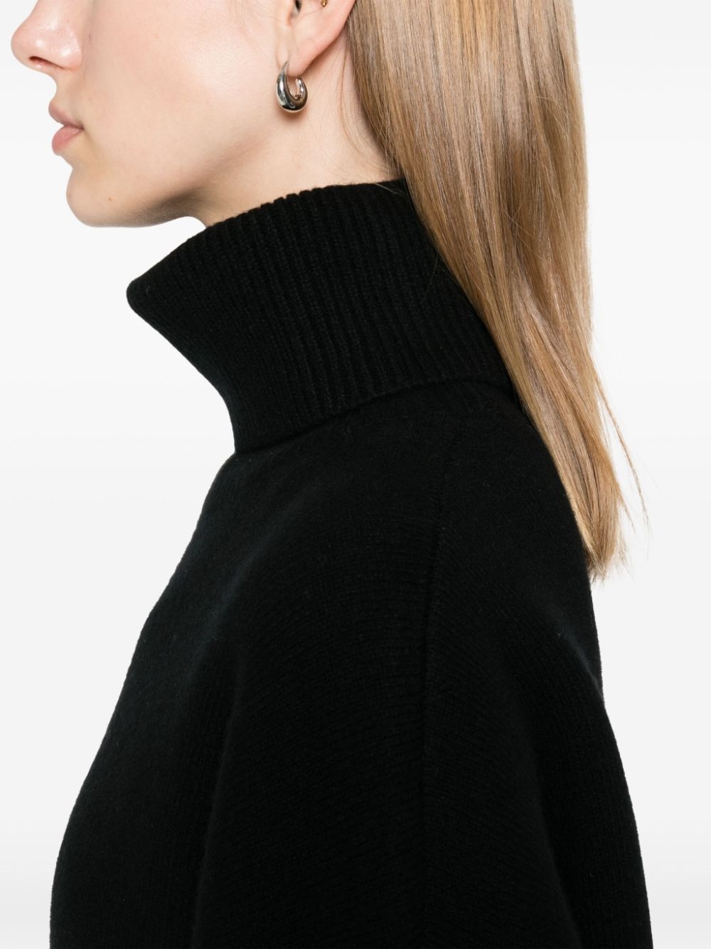 double-knit turtleneck sweater - 5
