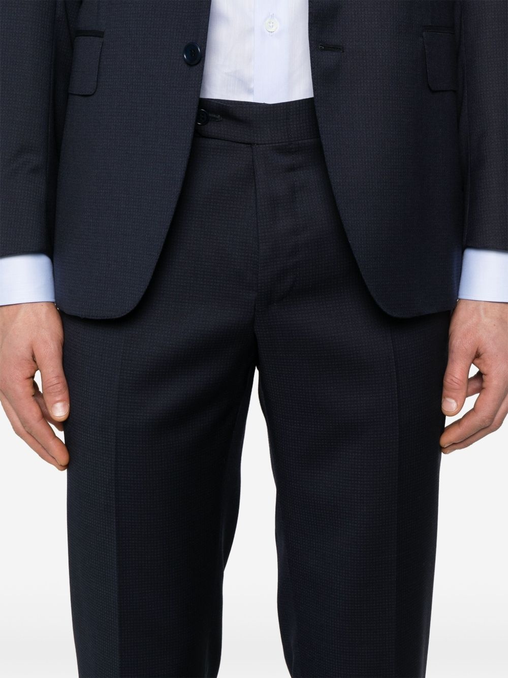 patterned-jacquard suit - 5