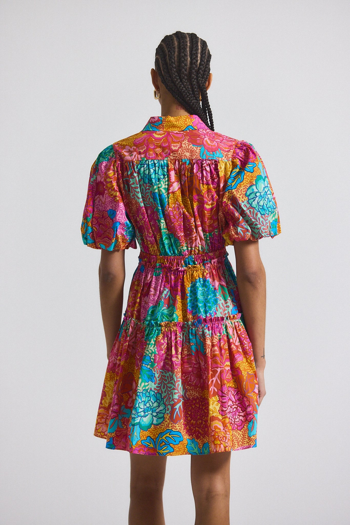 DOHA BALLOON SLEEVE SHIRT DRESS - 3