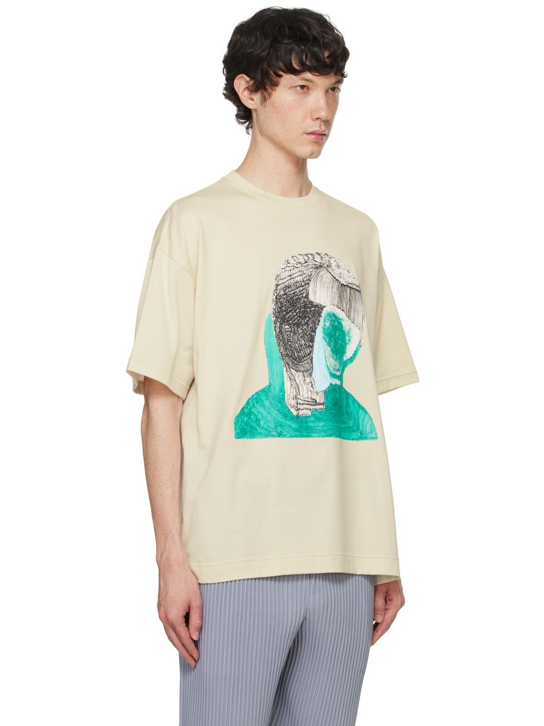 Beige RB T-Shirt - 2