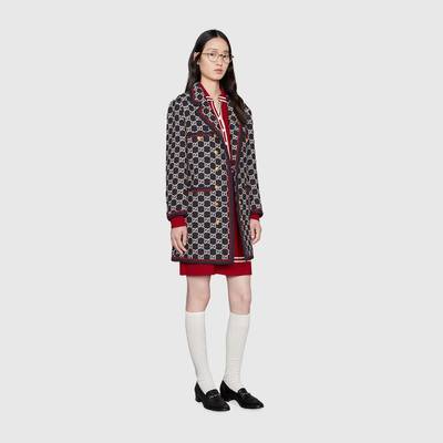 GUCCI GG tweed coat outlook