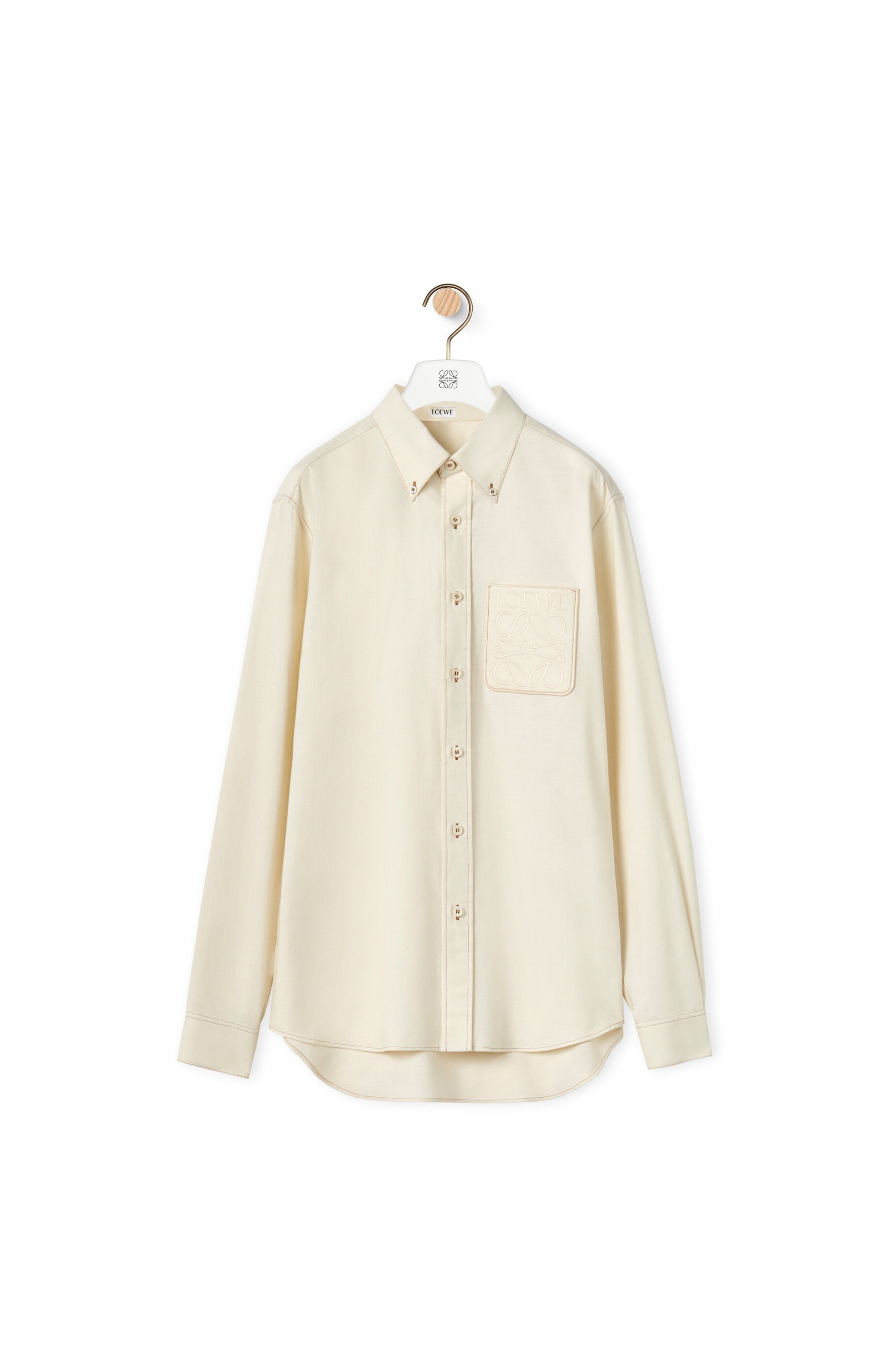 Anagram pocket shirt in cotton - 1