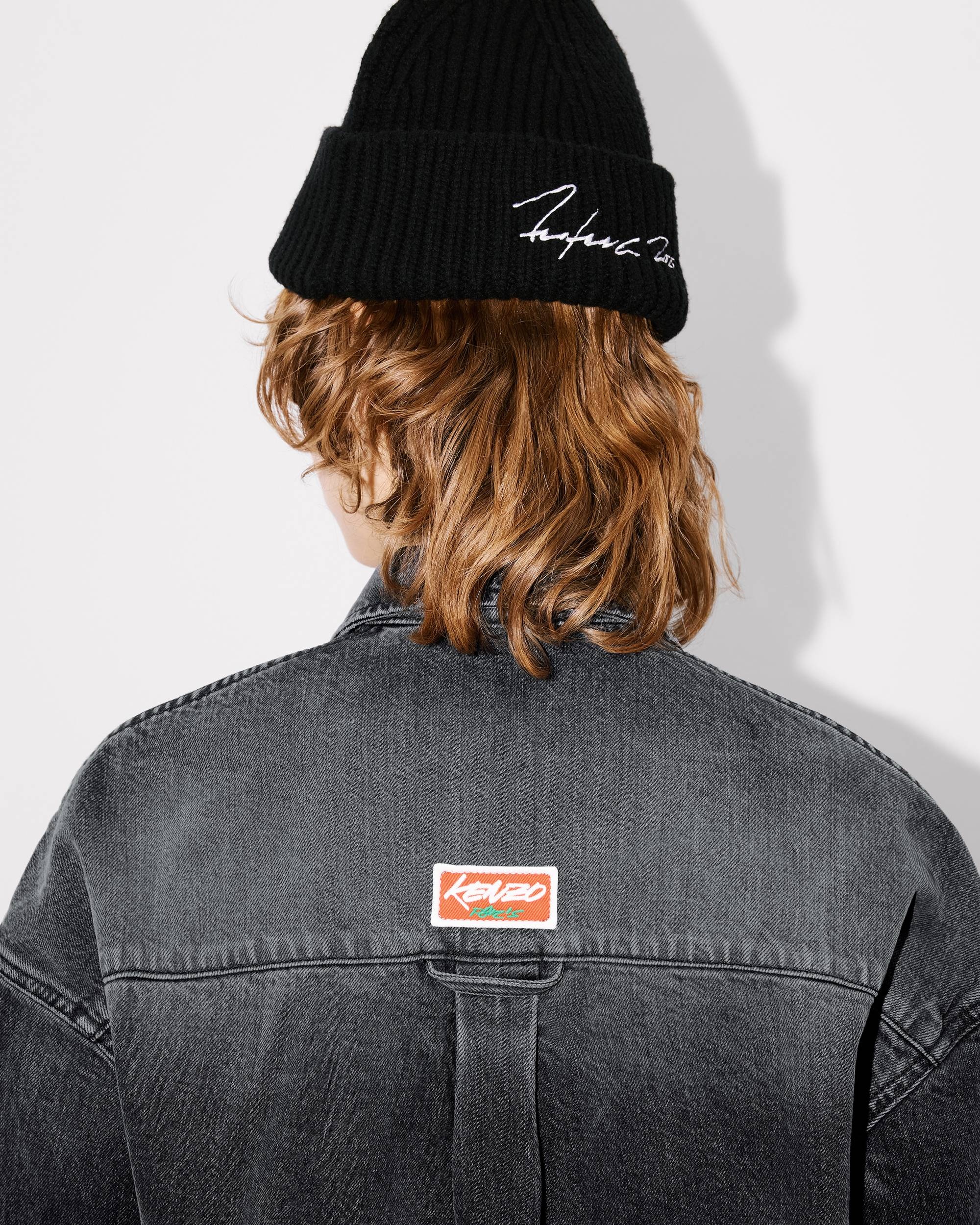 'Kenzo x Futura 2000' embroidered workwear shirt in Japanese denim - 7