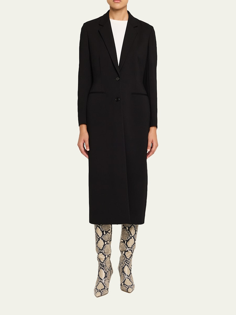 Stuart Weitzman 85mm Vinnie Snake-Printed Leather Knee-High Boots outlook
