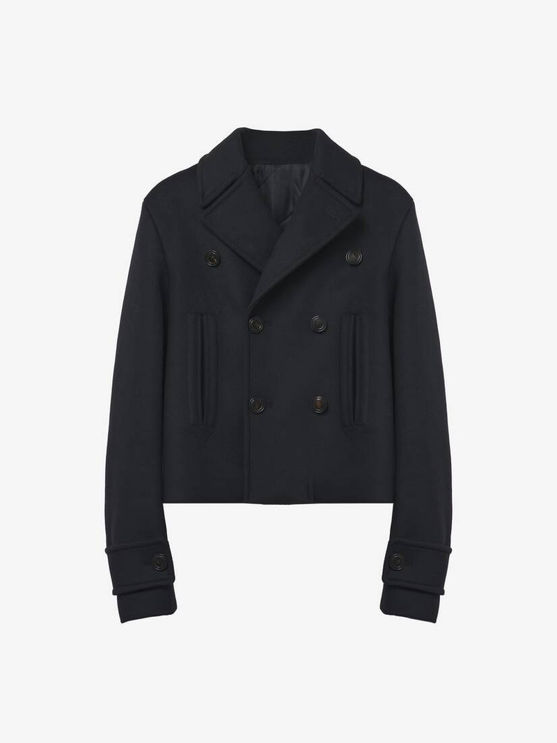 Wool Felt Peacoat 1
