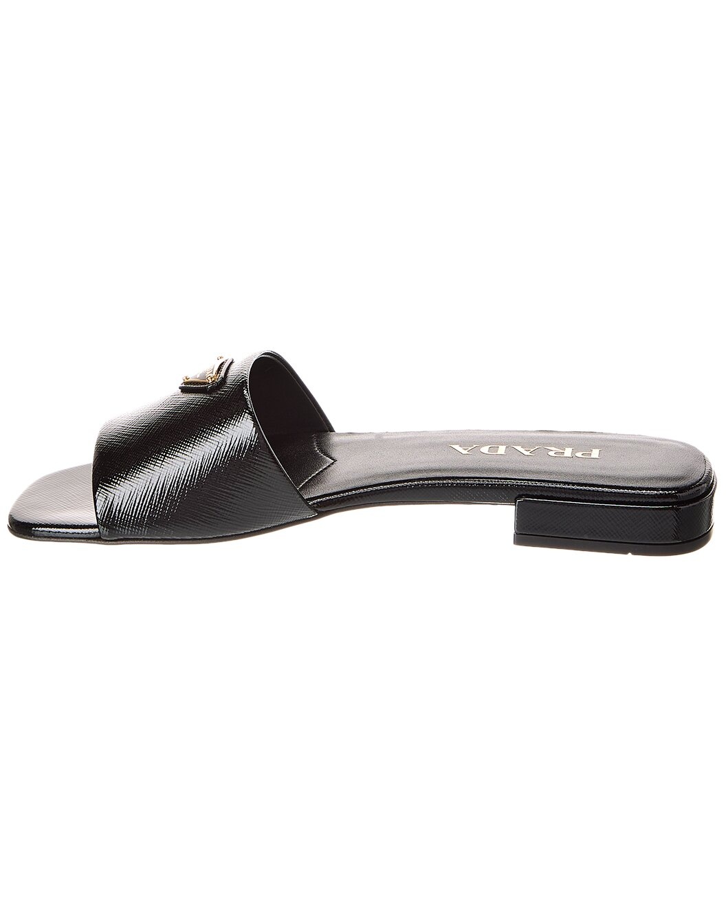 Prada Logo Leather Sandal - 2