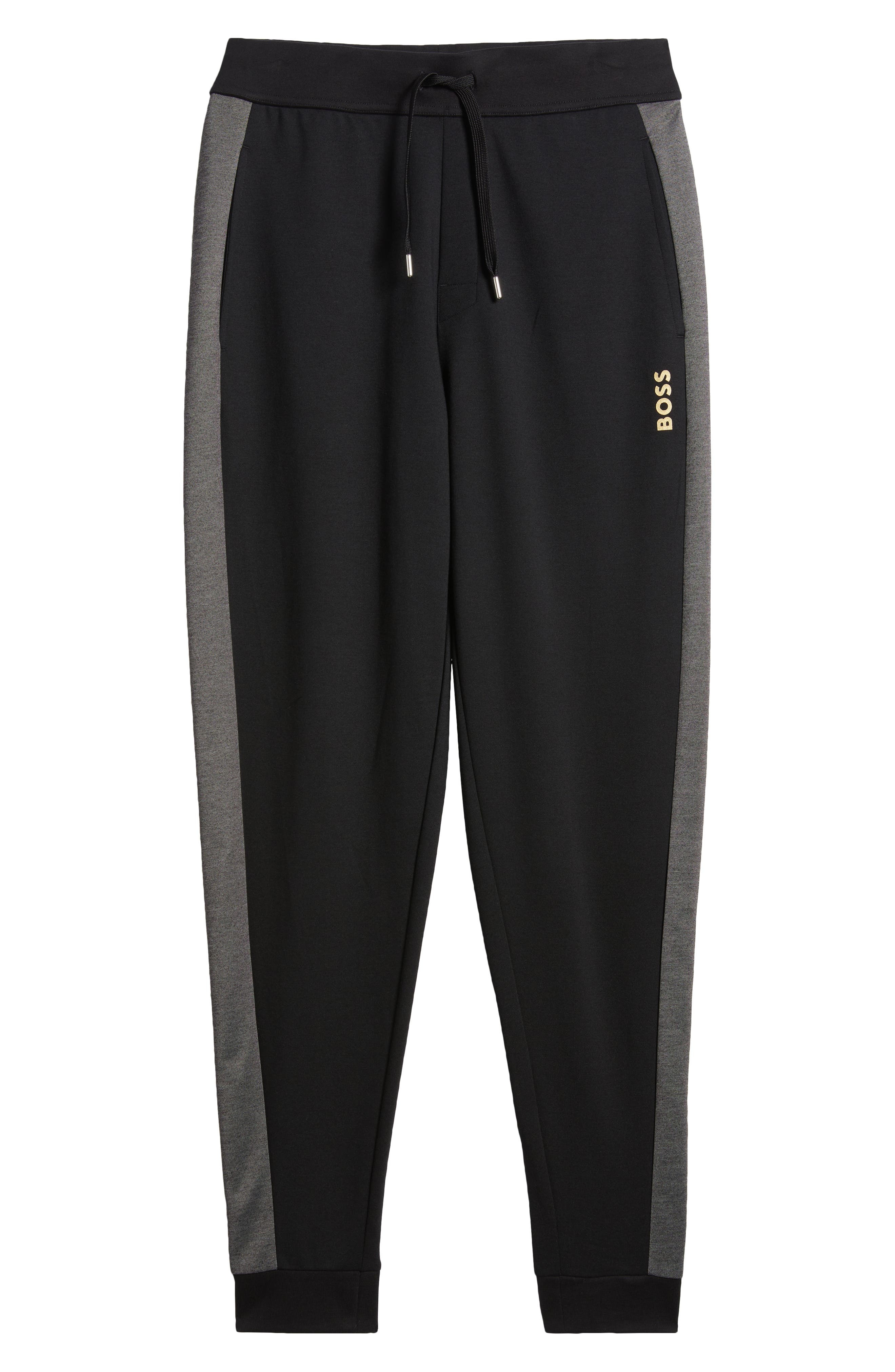 BOSS Tracksuit Lounge Joggers in Black at Nordstrom - 5