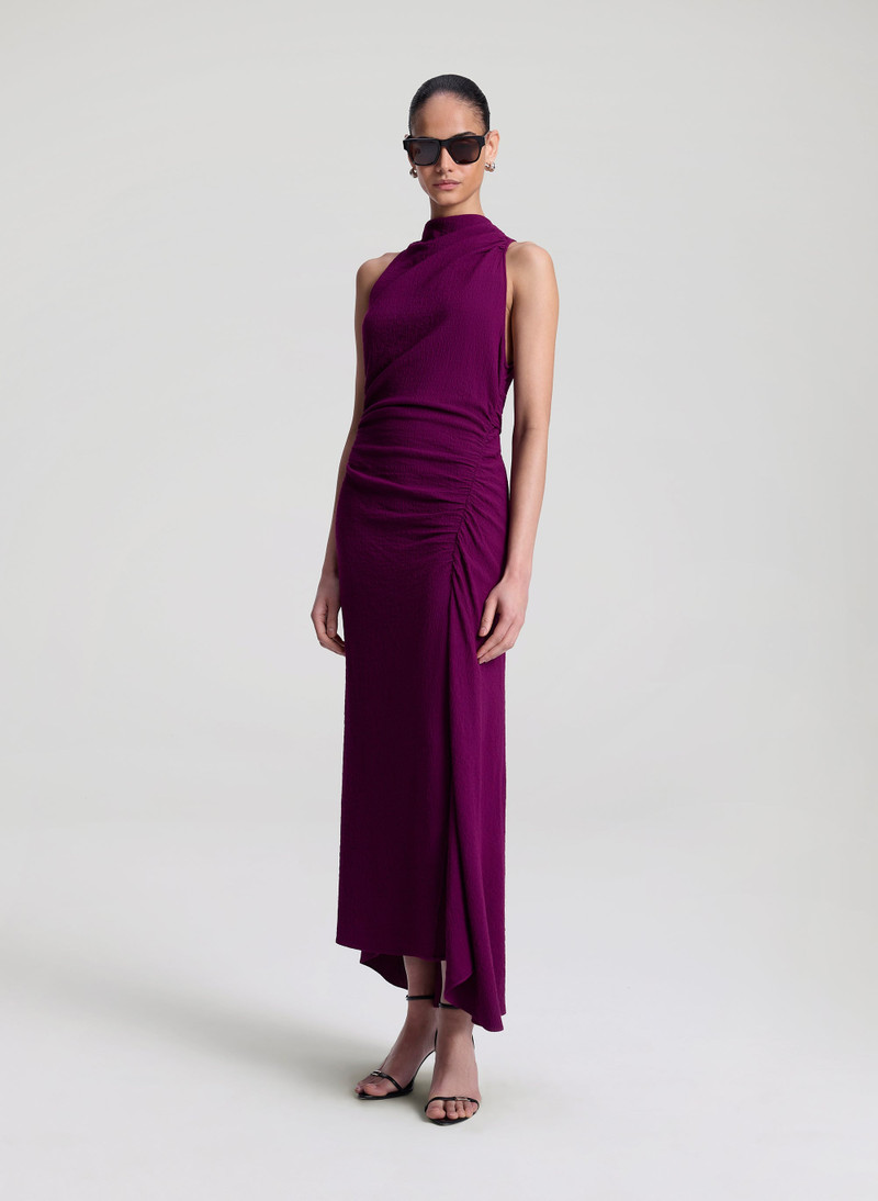 Inez Textured Midi Dress 5