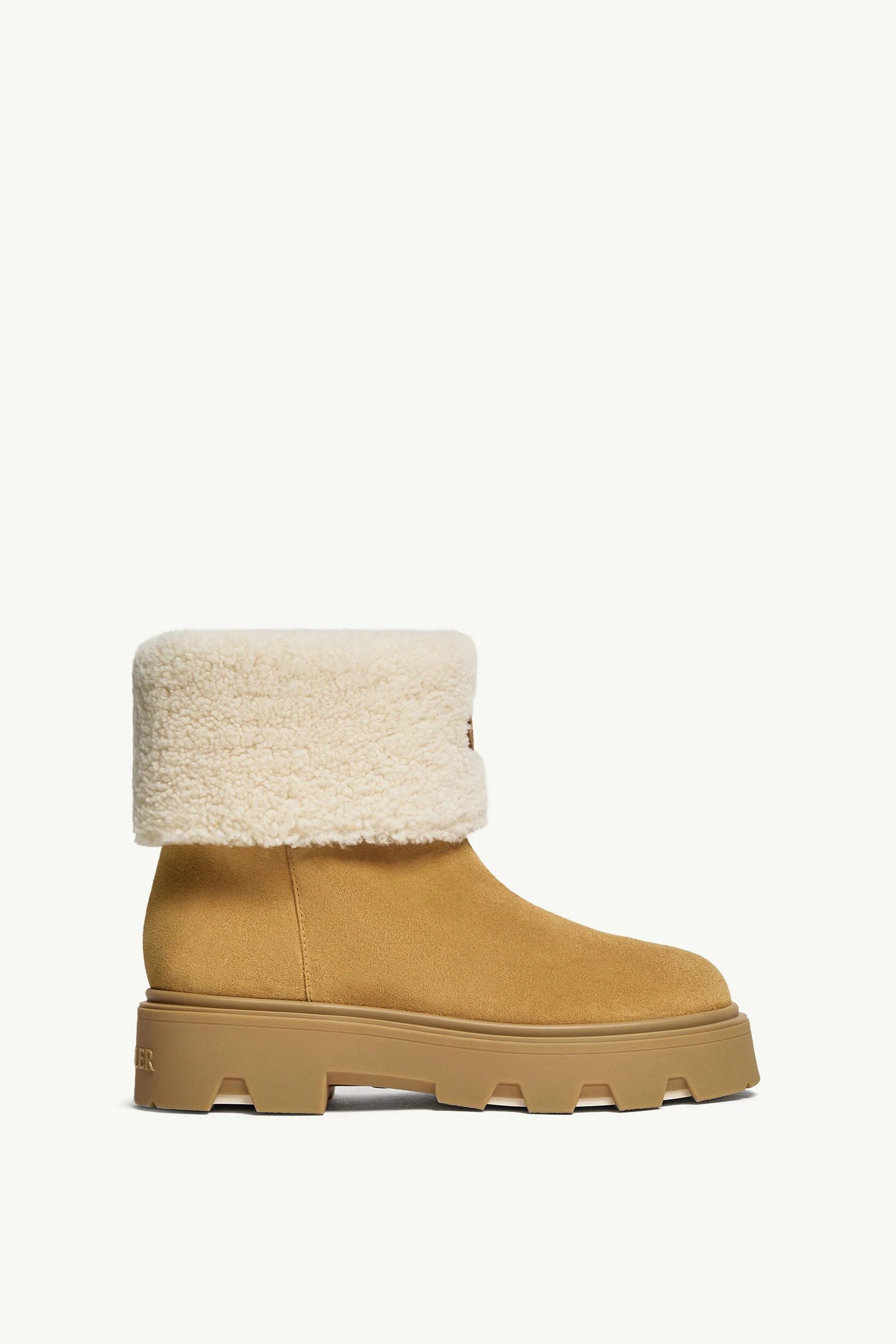 Aurea Mid Suede & Shearling Boots - 1