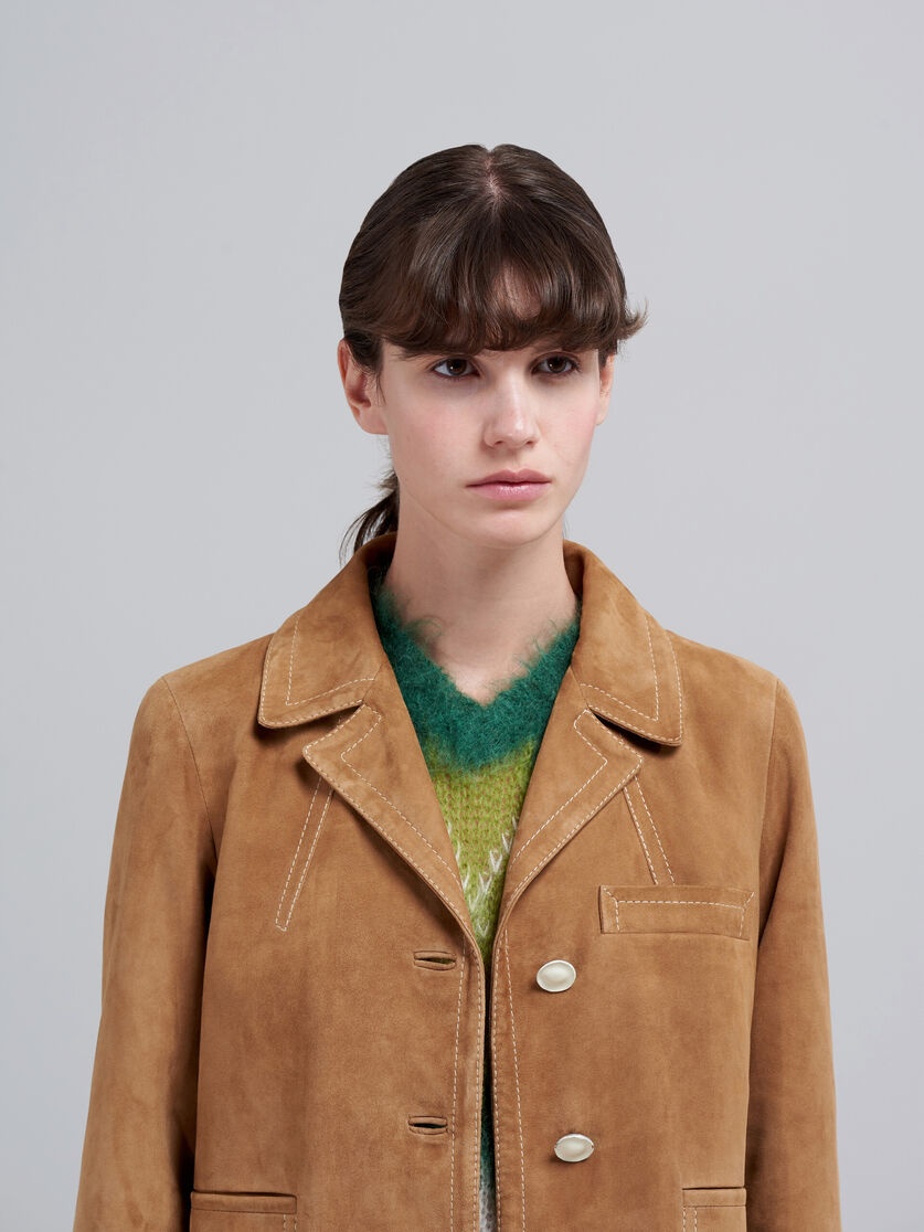 SUEDE NATURAL NAPPA JACKET - 4