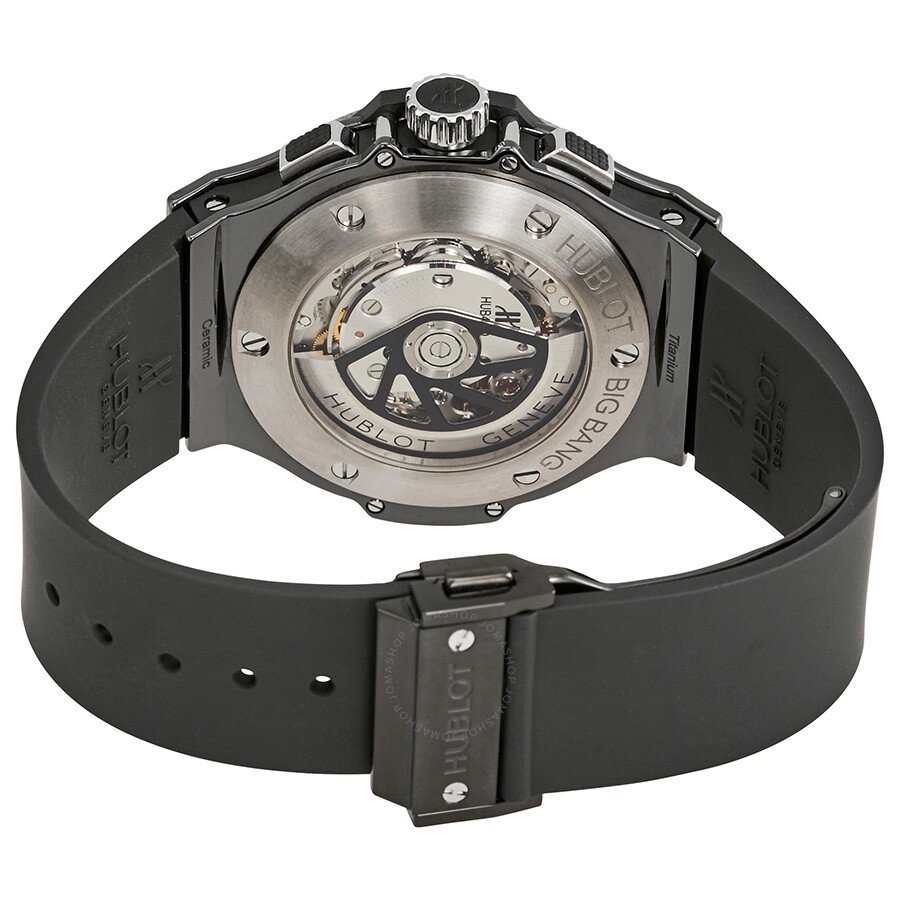 Pre-owned Hublot Big Bang Chronograph Black Dial Men's Watch 301.CT.130.RX - 3