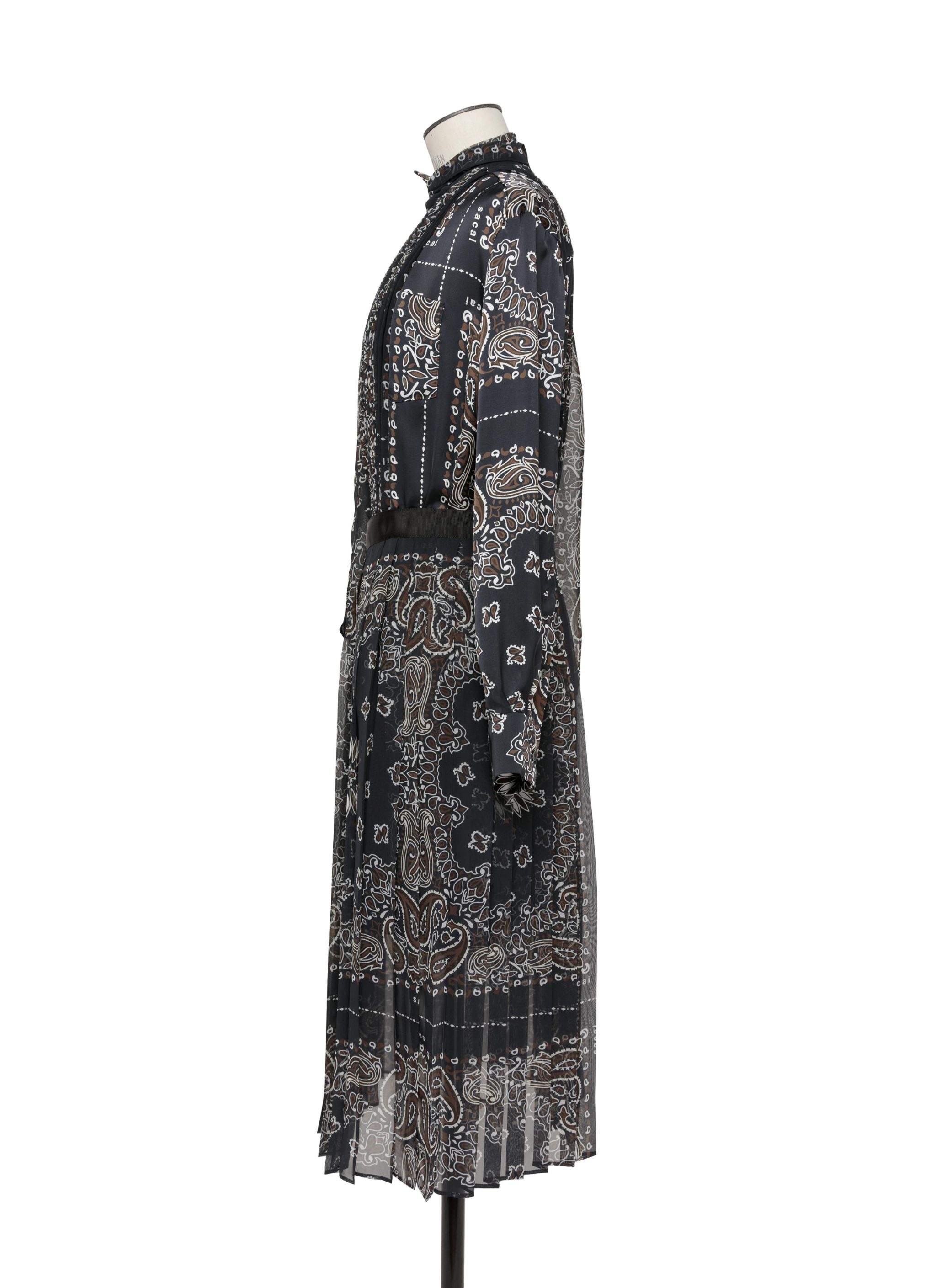 sacai Bandana Print Dress | REVERSIBLE