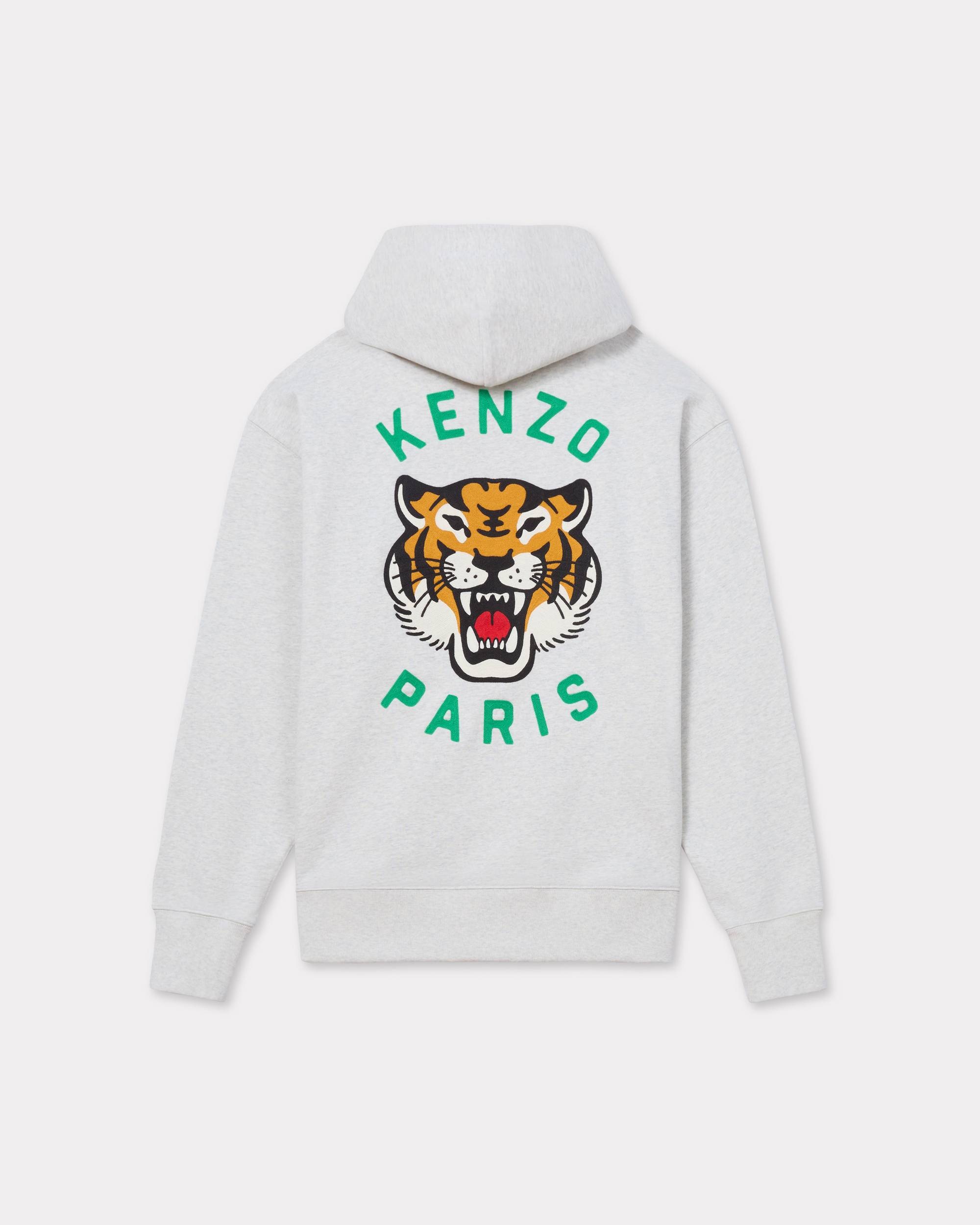 'KENZO Lucky Tiger' genderless embroidered oversized hoodie - 2