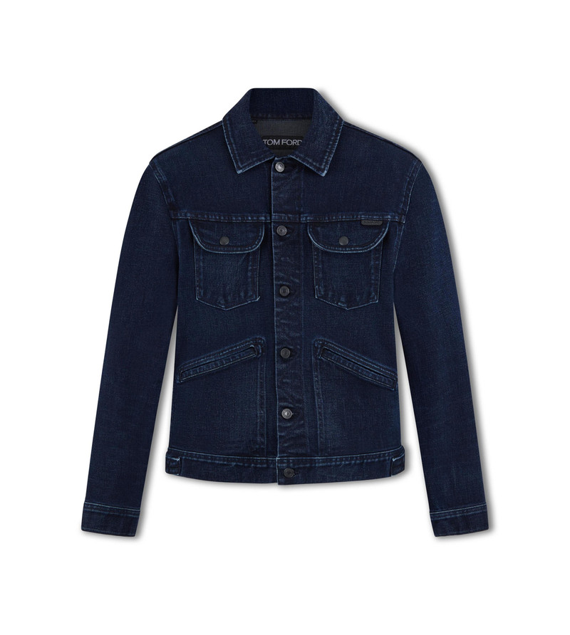 TOM FORD JAPANESE SELVEDGE DENIM JACKET - TFD116-BYJ31#B99IND