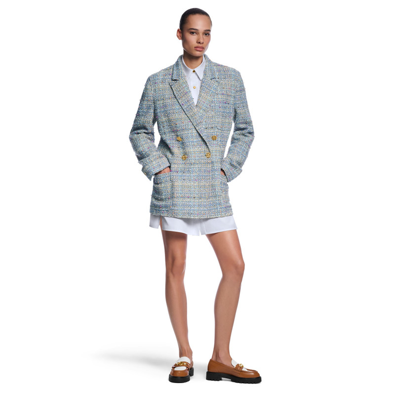 Louis Vuitton Double-Breasted Tweed Blazer outlook
