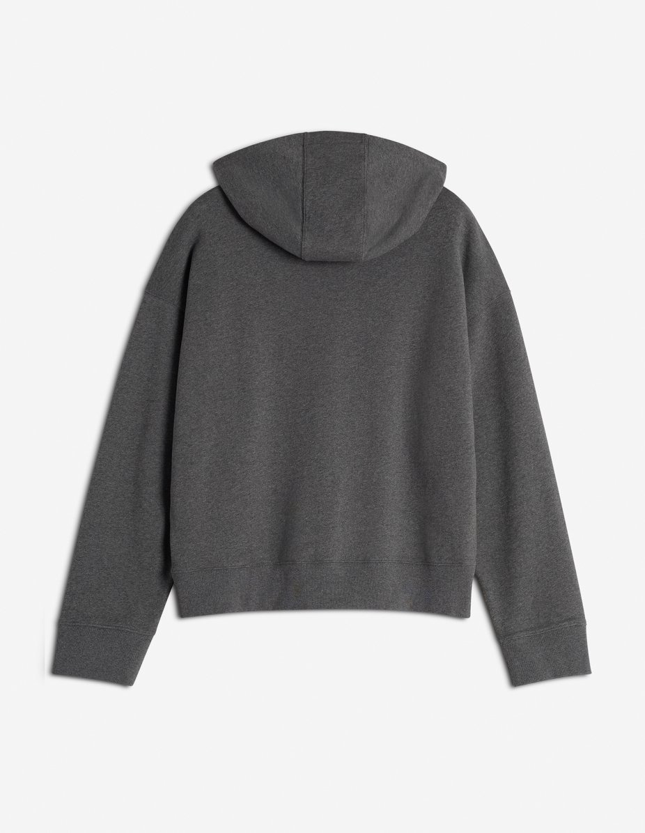 BOLD FOX HEAD PATCH OVERSIZE HOODIE - 2