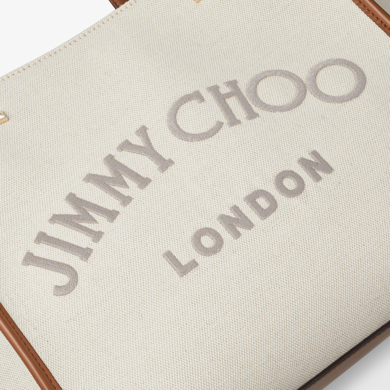 Varenne Tote
Natural Recycled Cotton Canvas and Tan Leather Logo Tote Bag 4