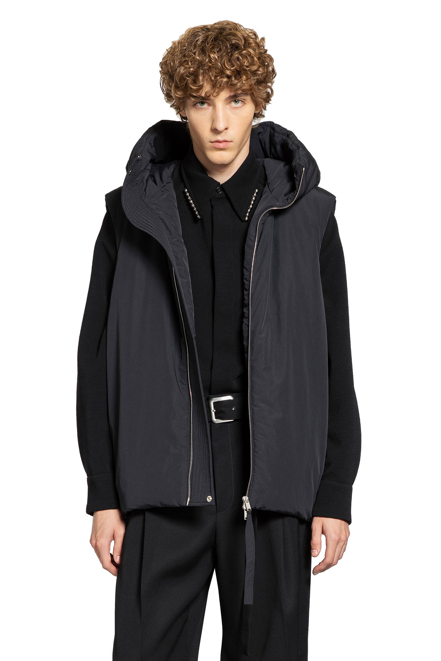 Jil Sander Man Black Vests - 6