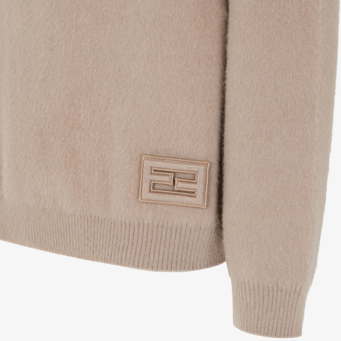 Beige cashmere sweater - 3