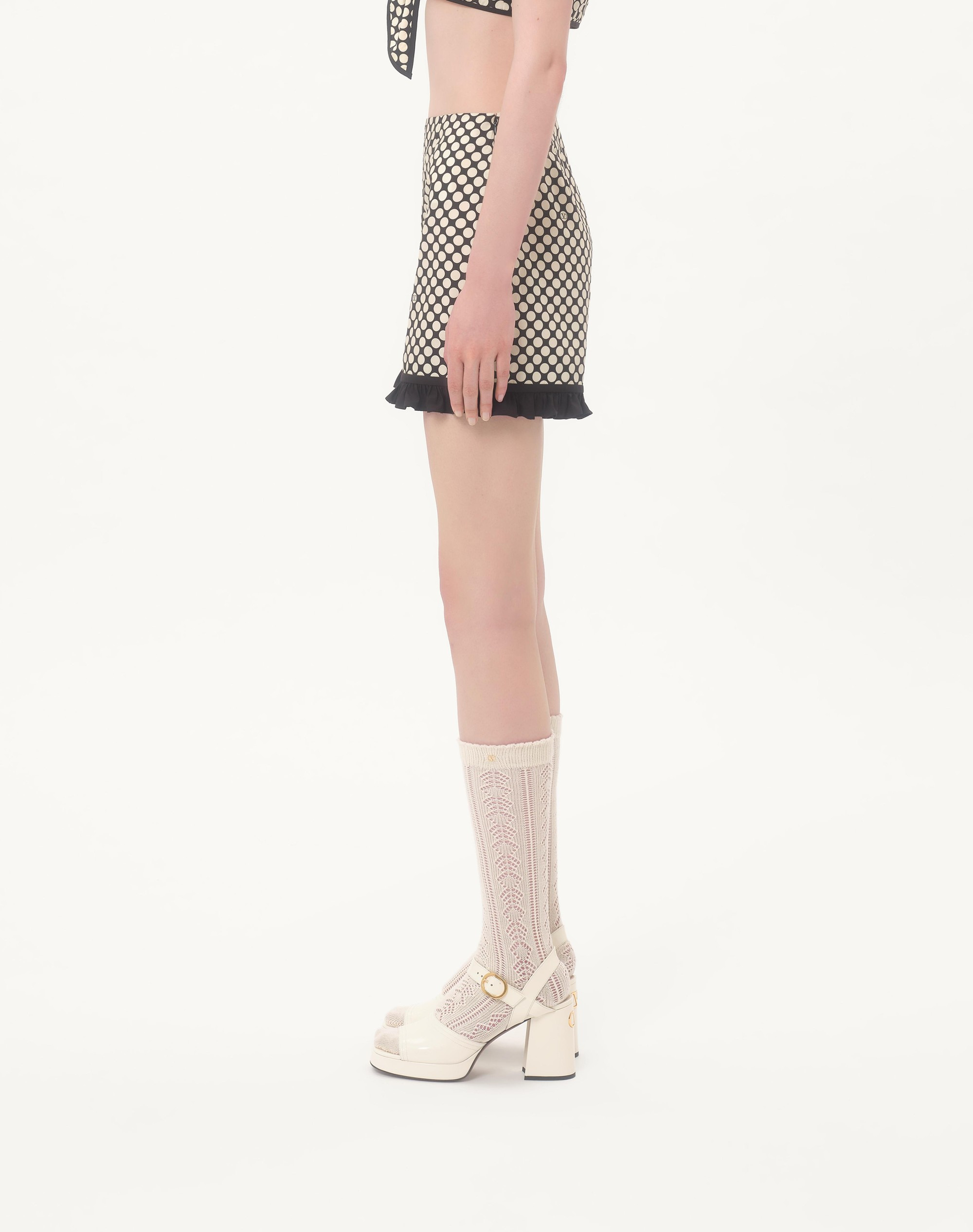 POPLIN SHORTS WITH PLUS DE POIS PRINT - 4