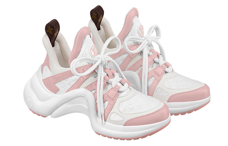 (WMNS) LOUIS VUITTON LV Archlight Sneakers 'White Pink' 1ABP72 - 2