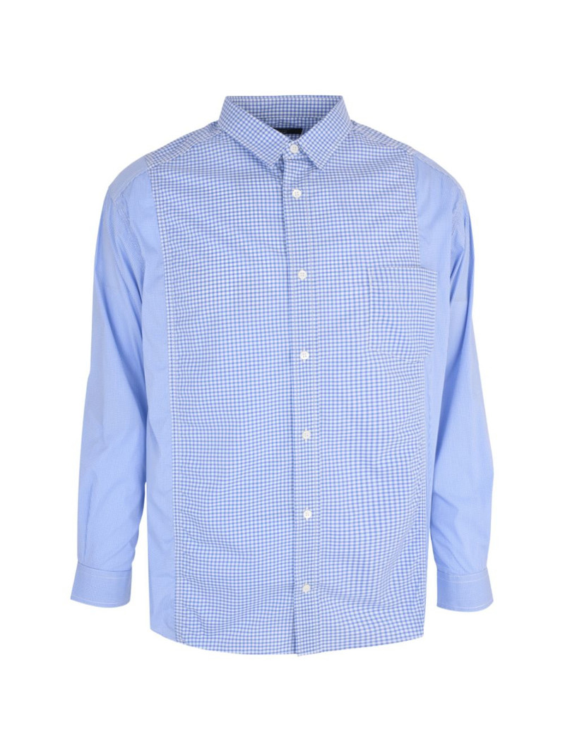 gingham panel shirt 1