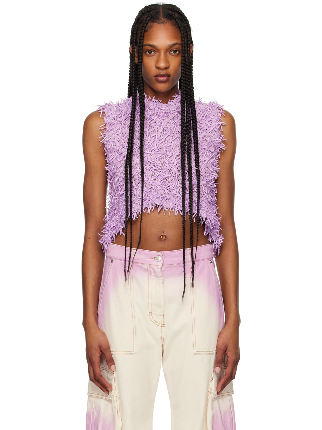 Purple Ribbon Tank Top - 1