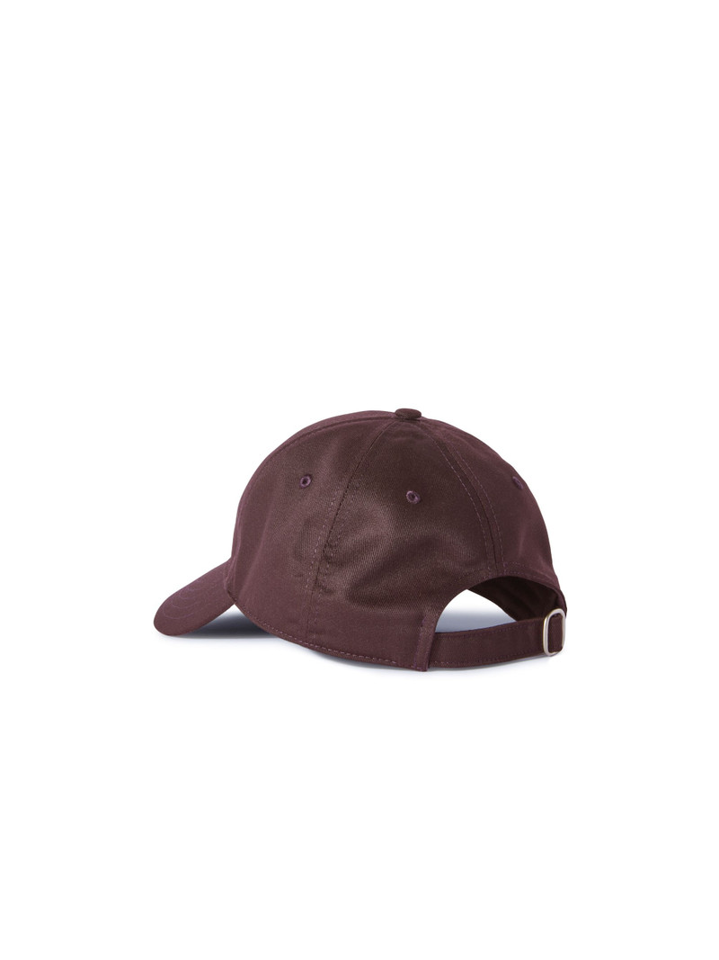 Off-White Drill Embr Arrow Baseball Cap Burgundy outlook