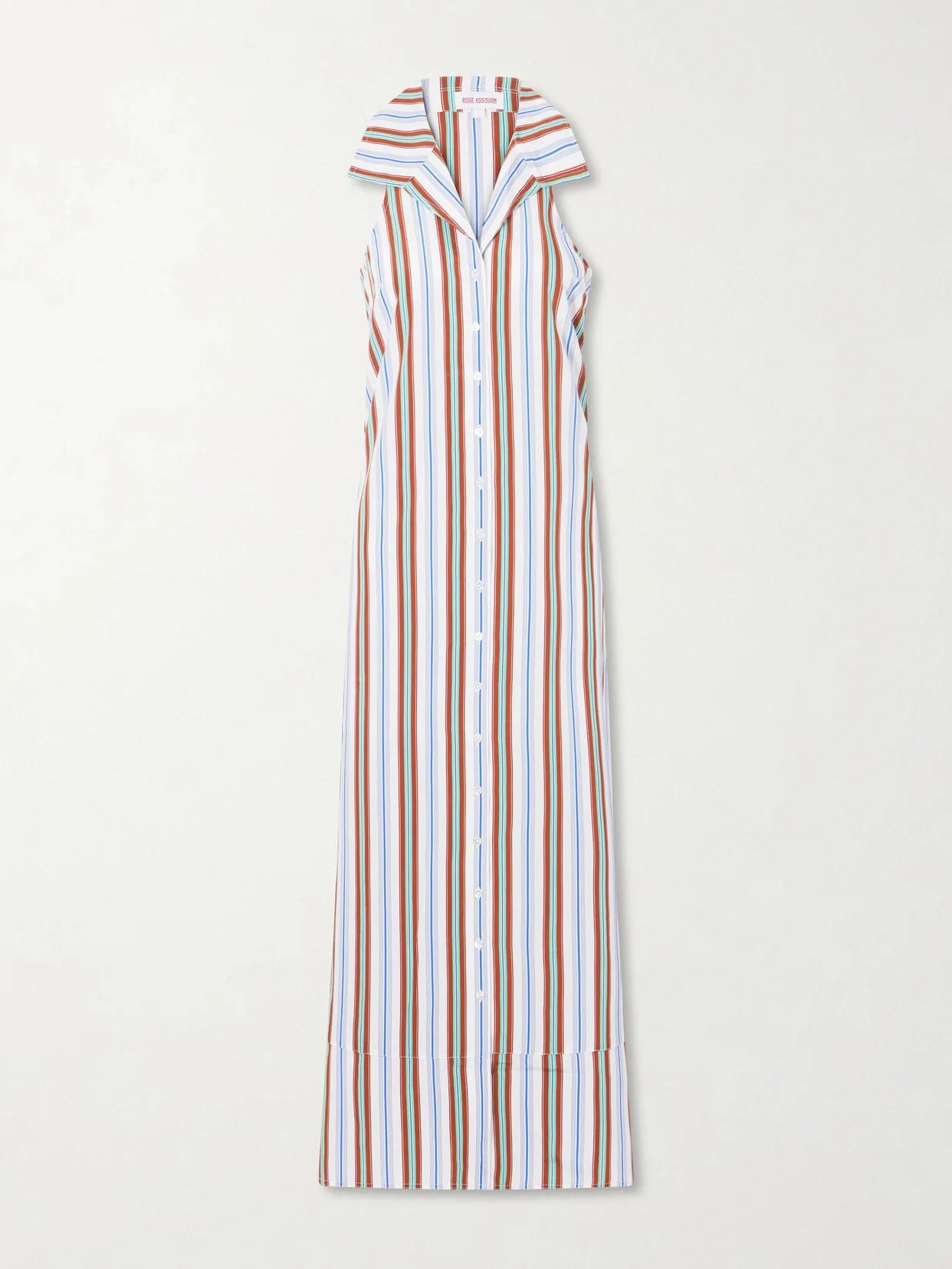 Take It Or Sleeveless Poplin Midi Dress - 1
