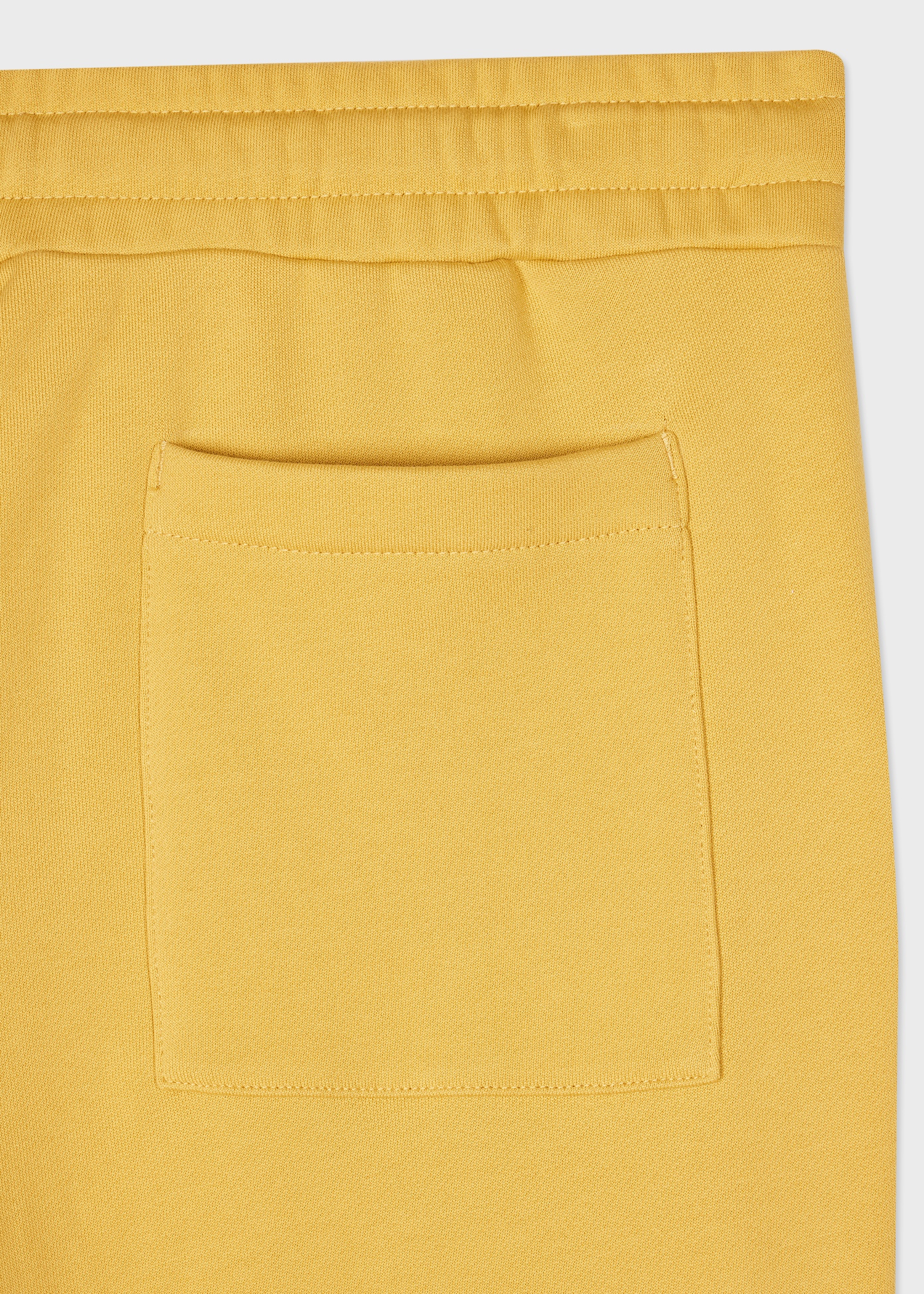 Yellow 'Happy' Embroidery Sweatpants - 2